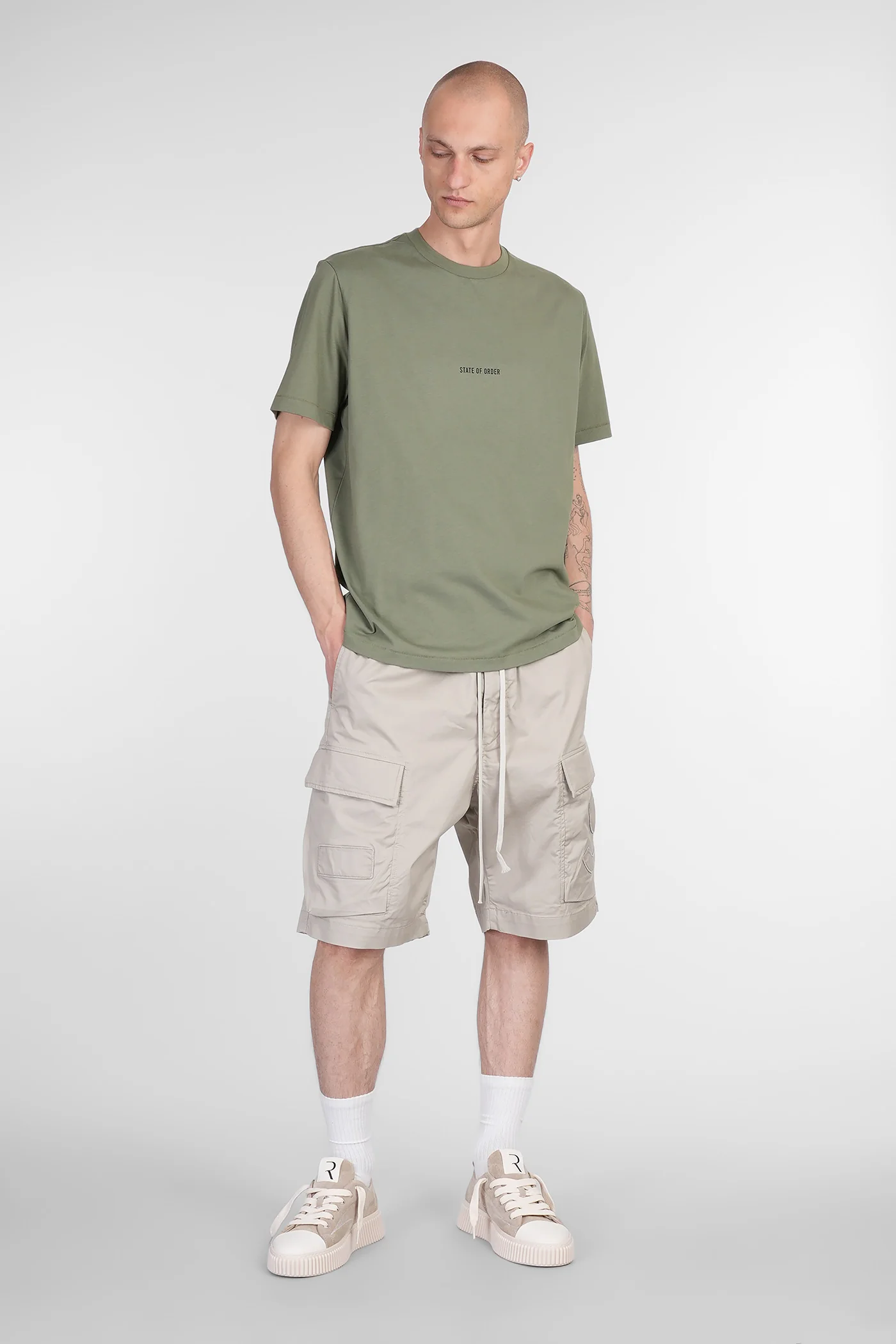 T-shirt 01 T-Shirt in green cotton - Image 12