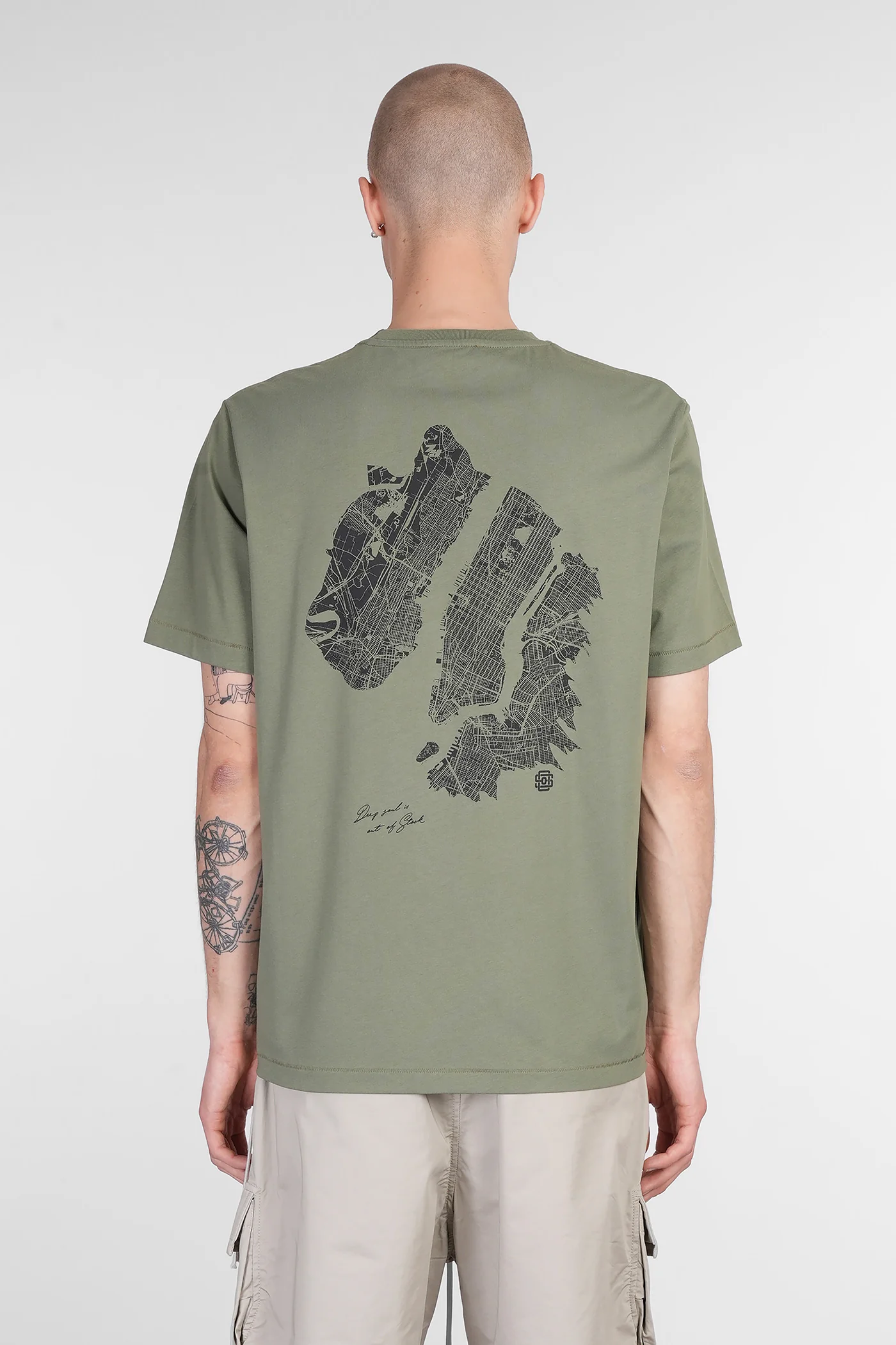 T-shirt 01 T-Shirt in green cotton - Image 13