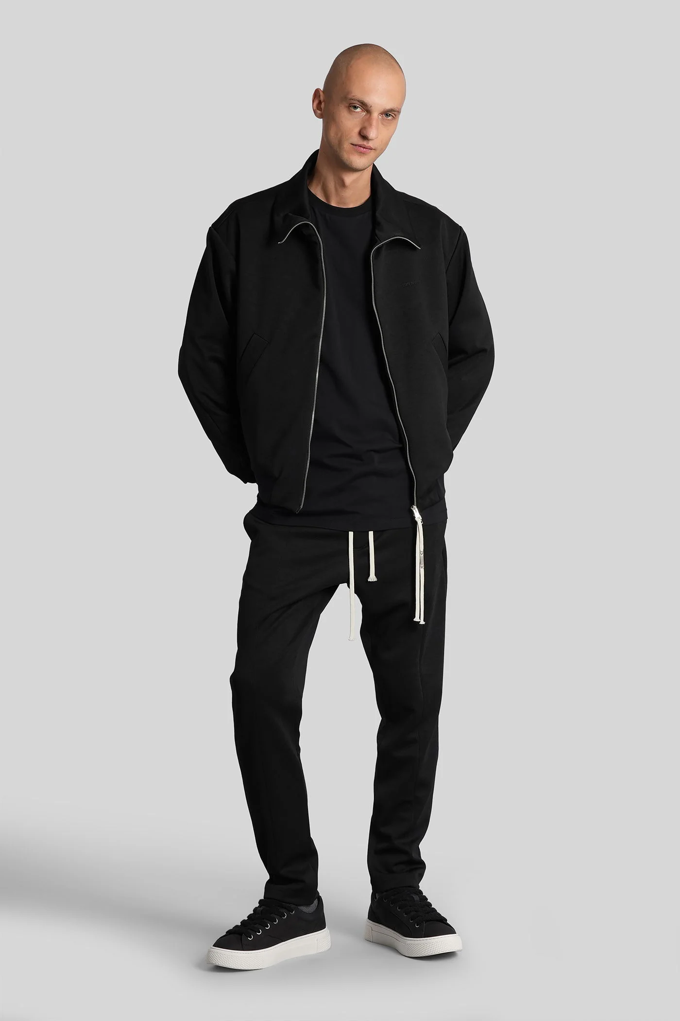 Teknit Pants in black cotton - Image 2