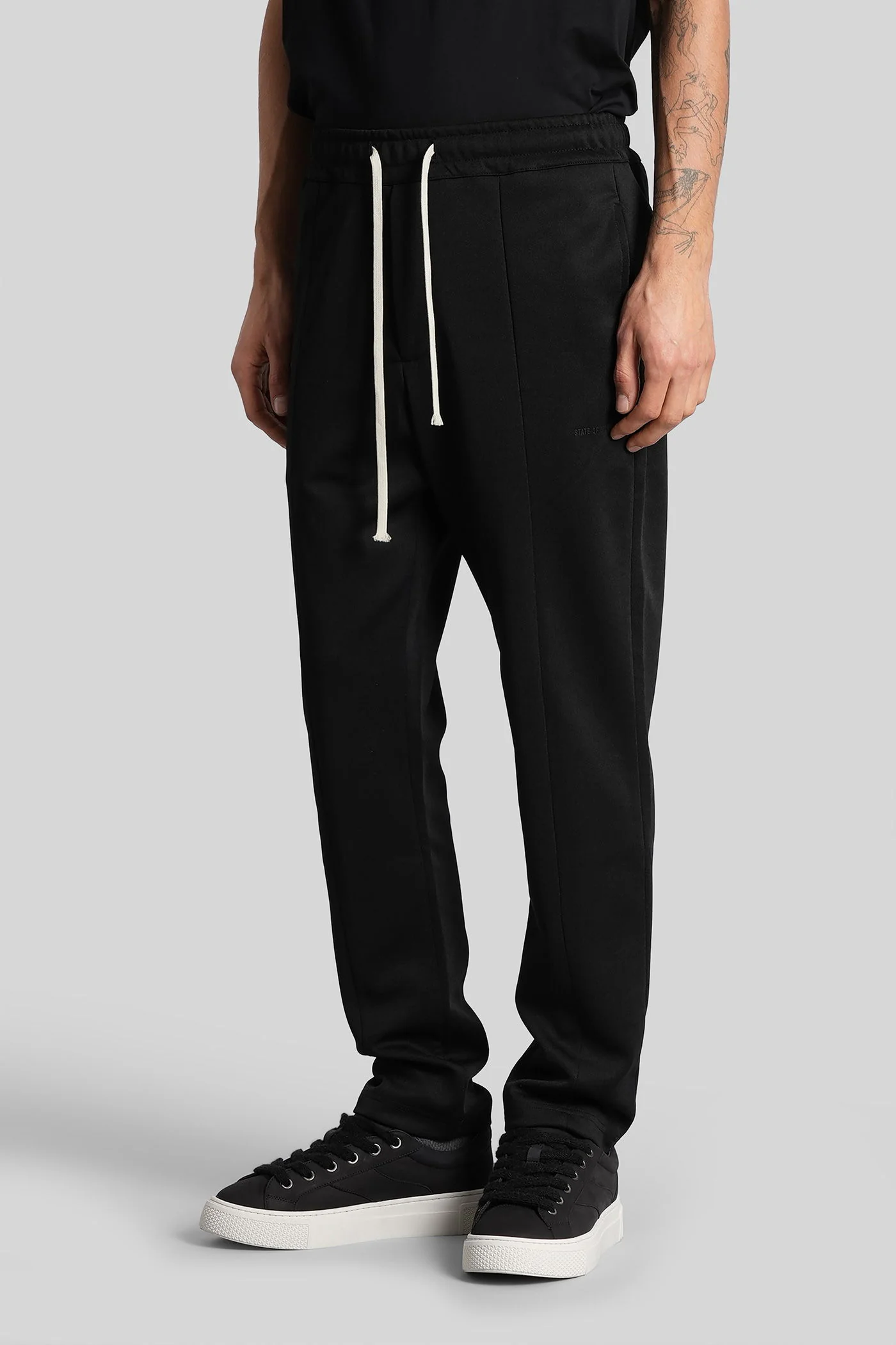 Teknit Pants in black cotton - Image 4