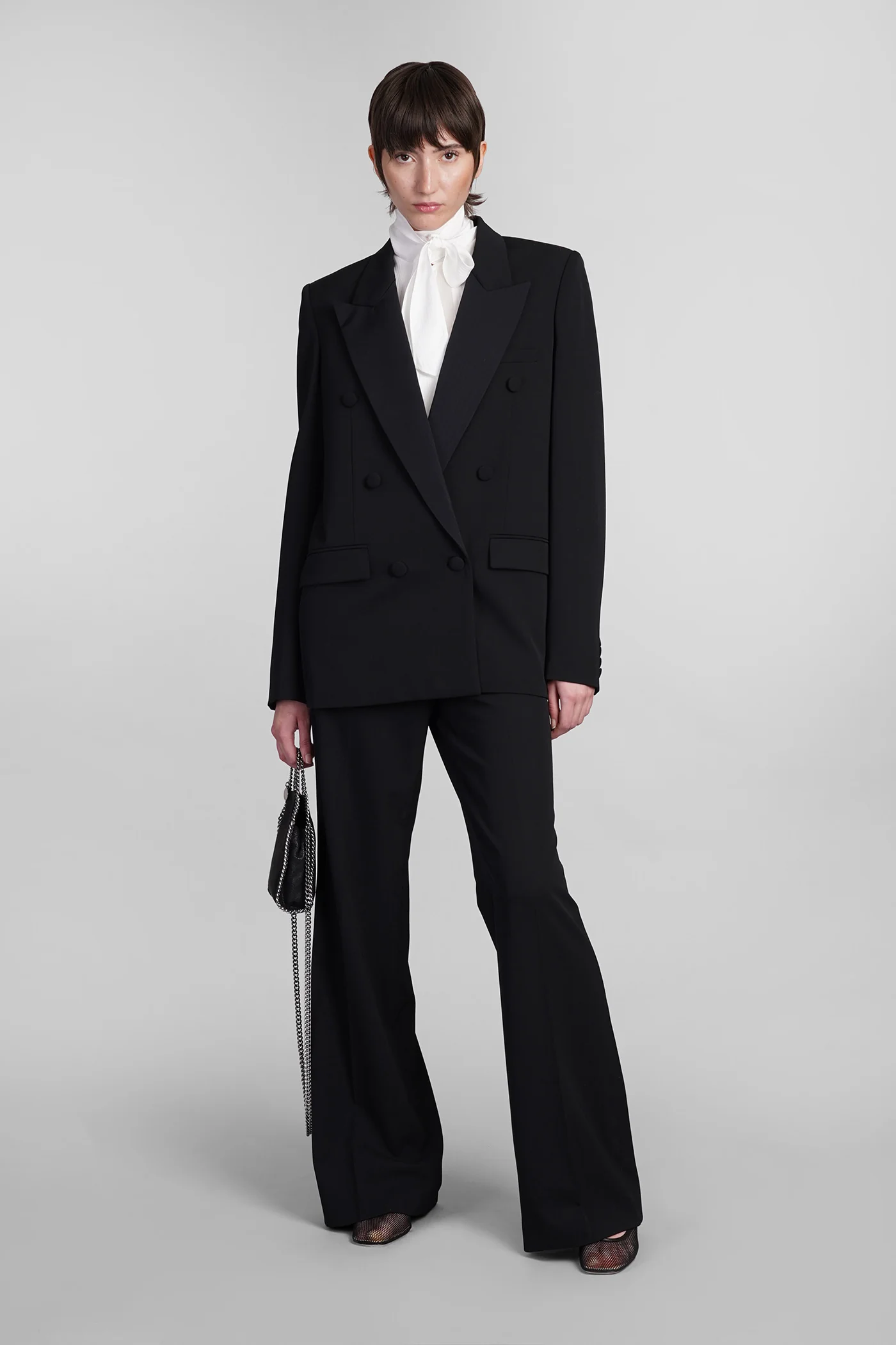 Blazer in black wool - Image 2