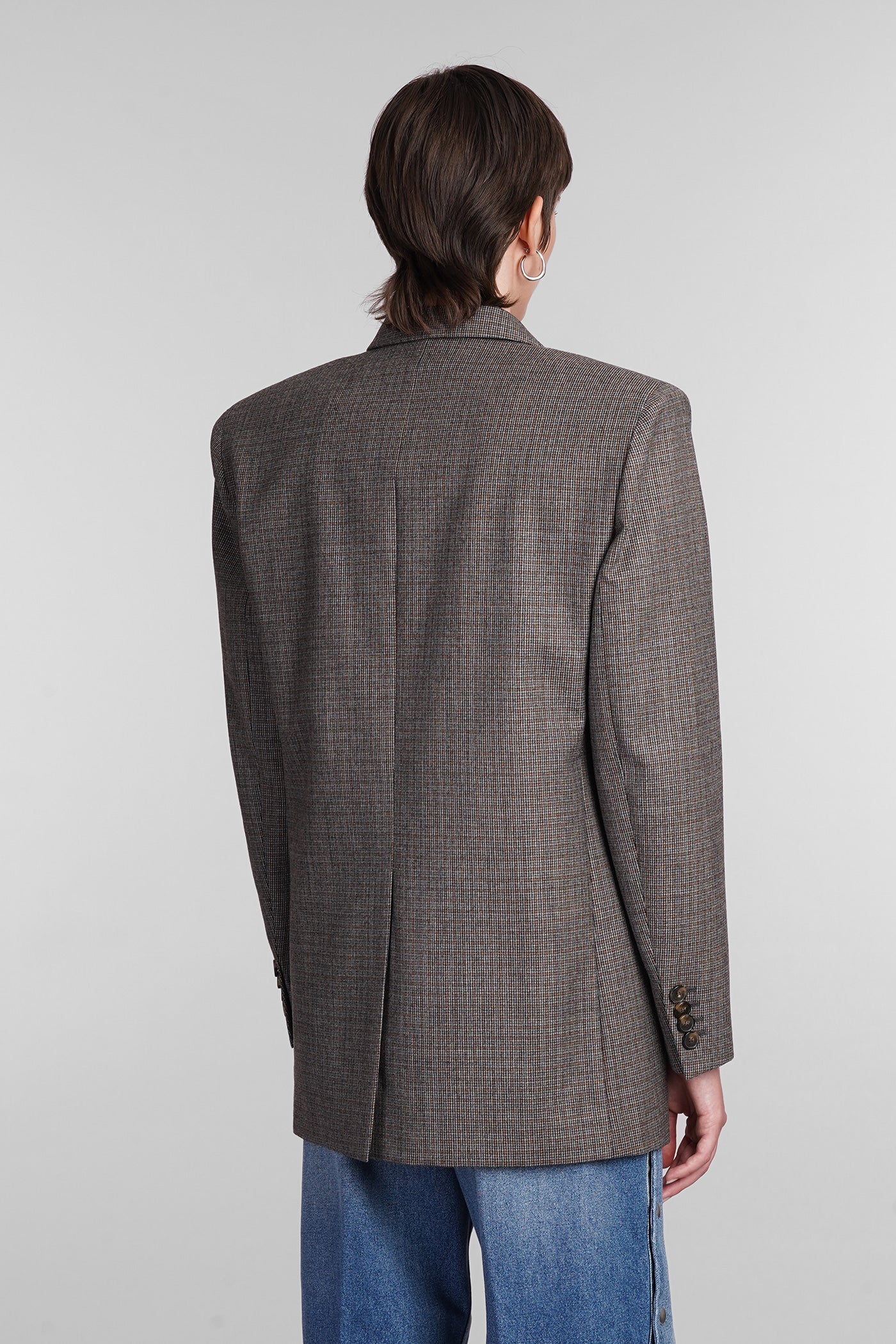 Blazer in grey wool - Image 3