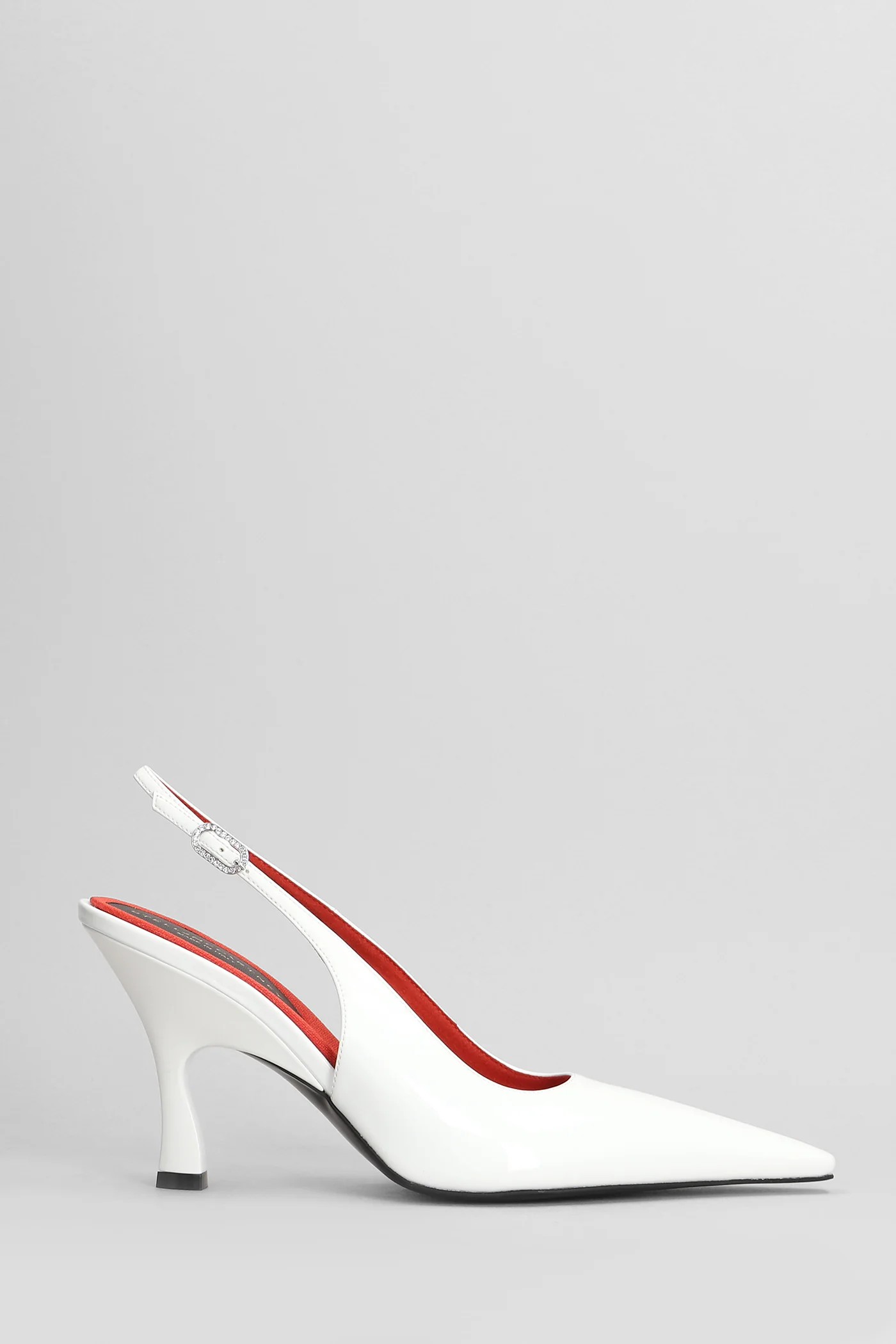 Elsa Pumps in white patent leather - Image 21