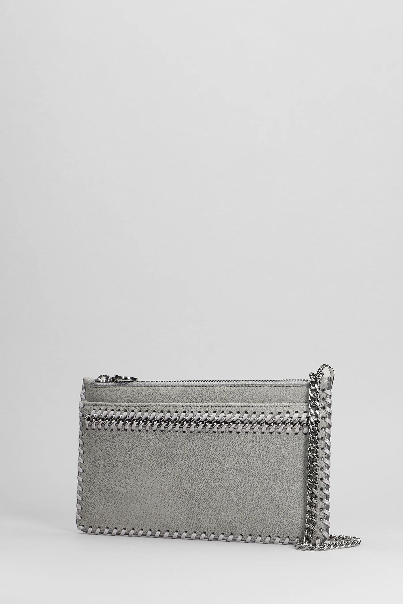 Falabella Clutch Clutch in grey polyester - Image 2