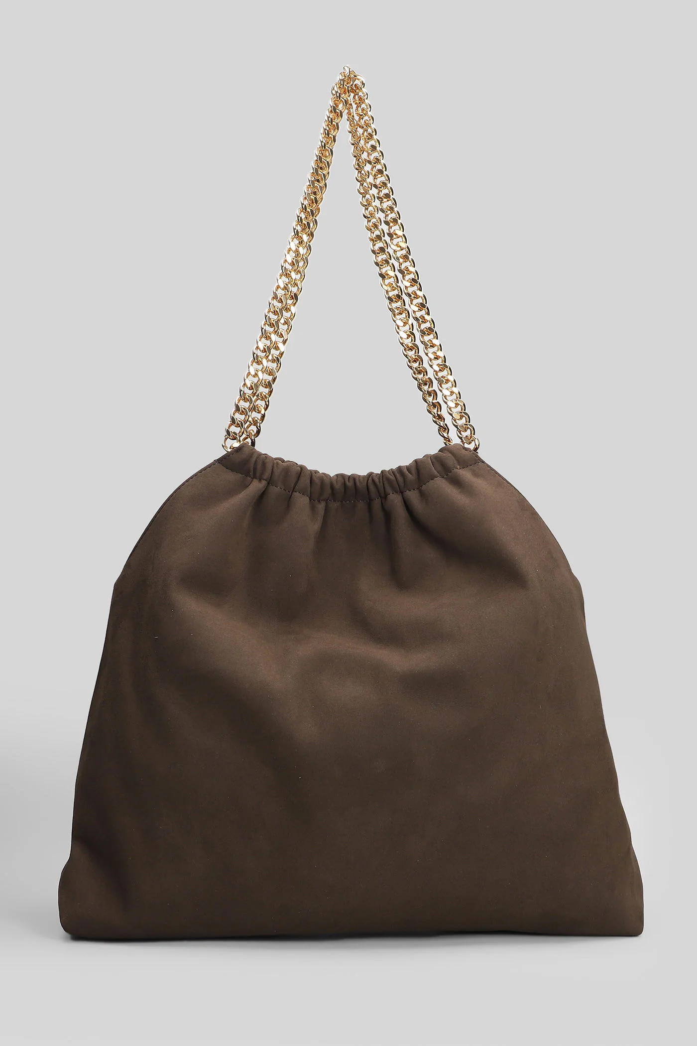 Falabella medium dra Shoulder bag in brown polyester - Image 3