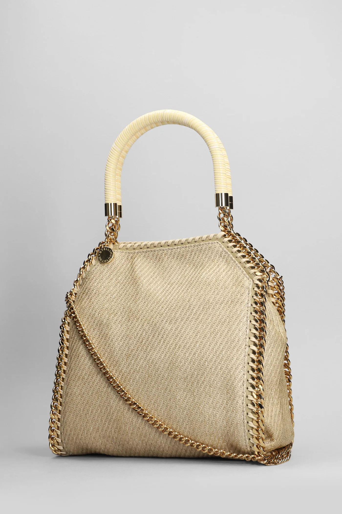 Falabella mini Shoulder bag in beige polyamide - Image 2