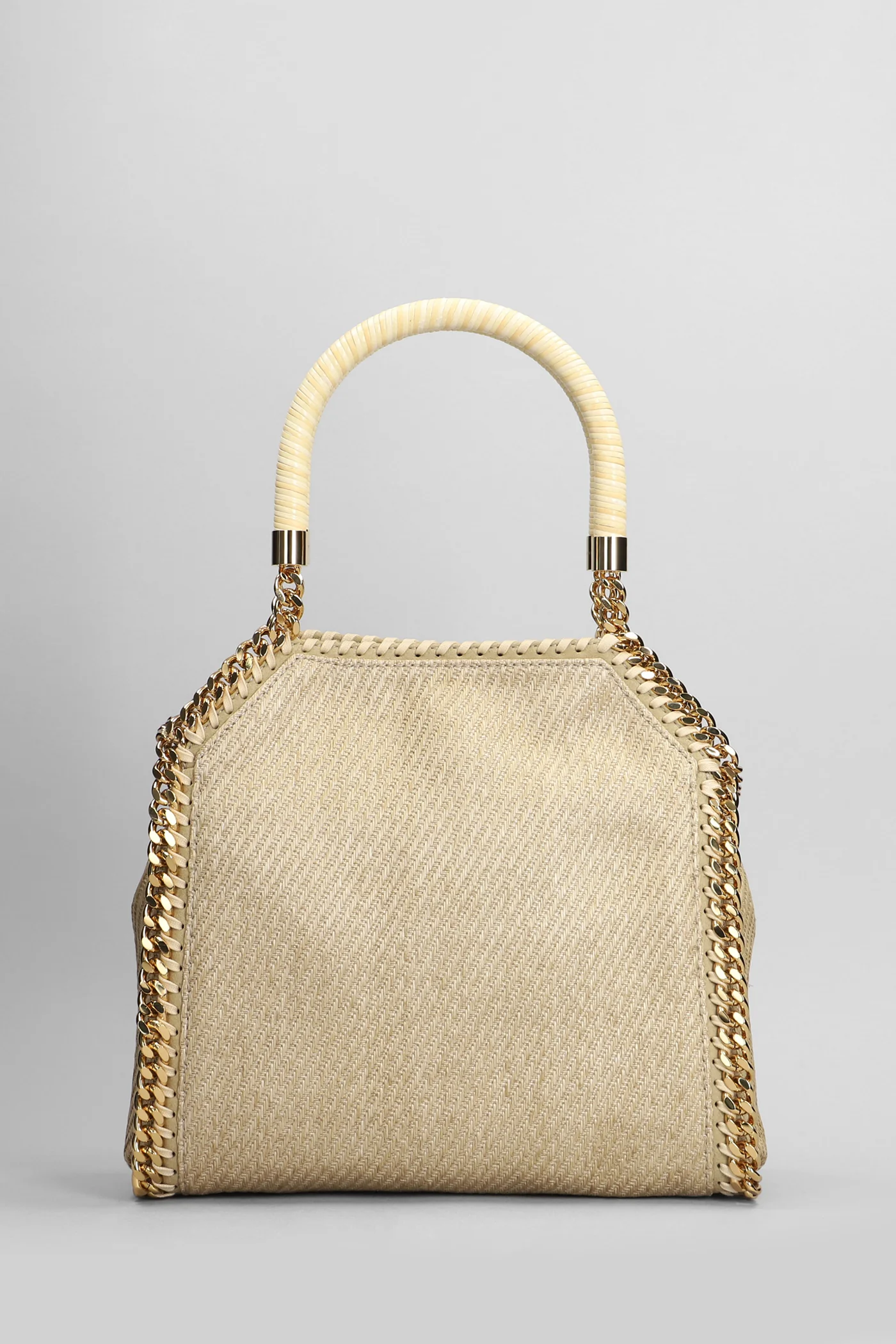Falabella mini Shoulder bag in beige polyamide - Image 3