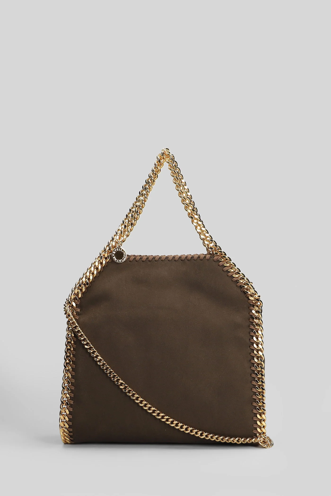 Falabella mini Shoulder bag in brown polyester