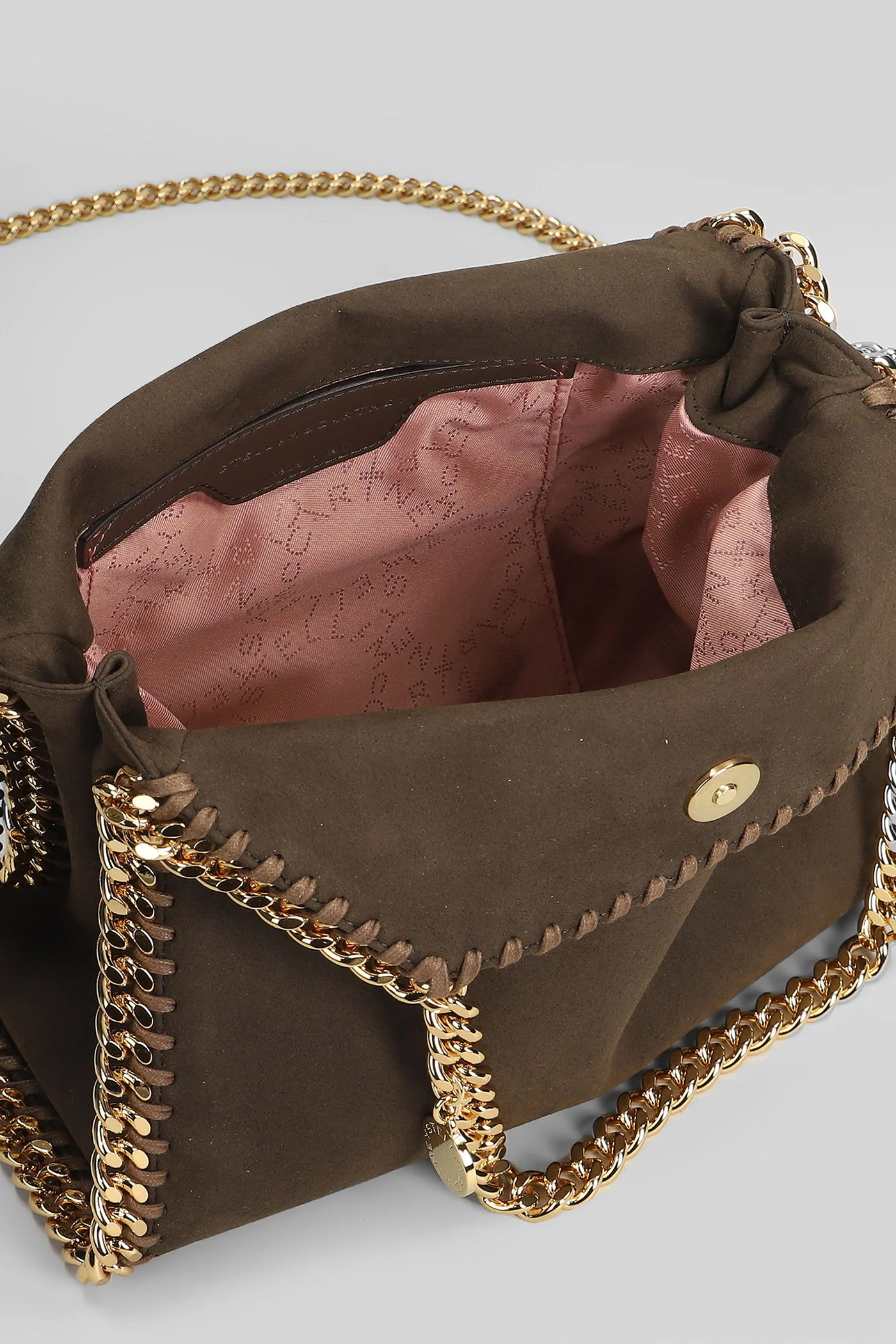 Falabella mini Shoulder bag in brown polyester - Image 4