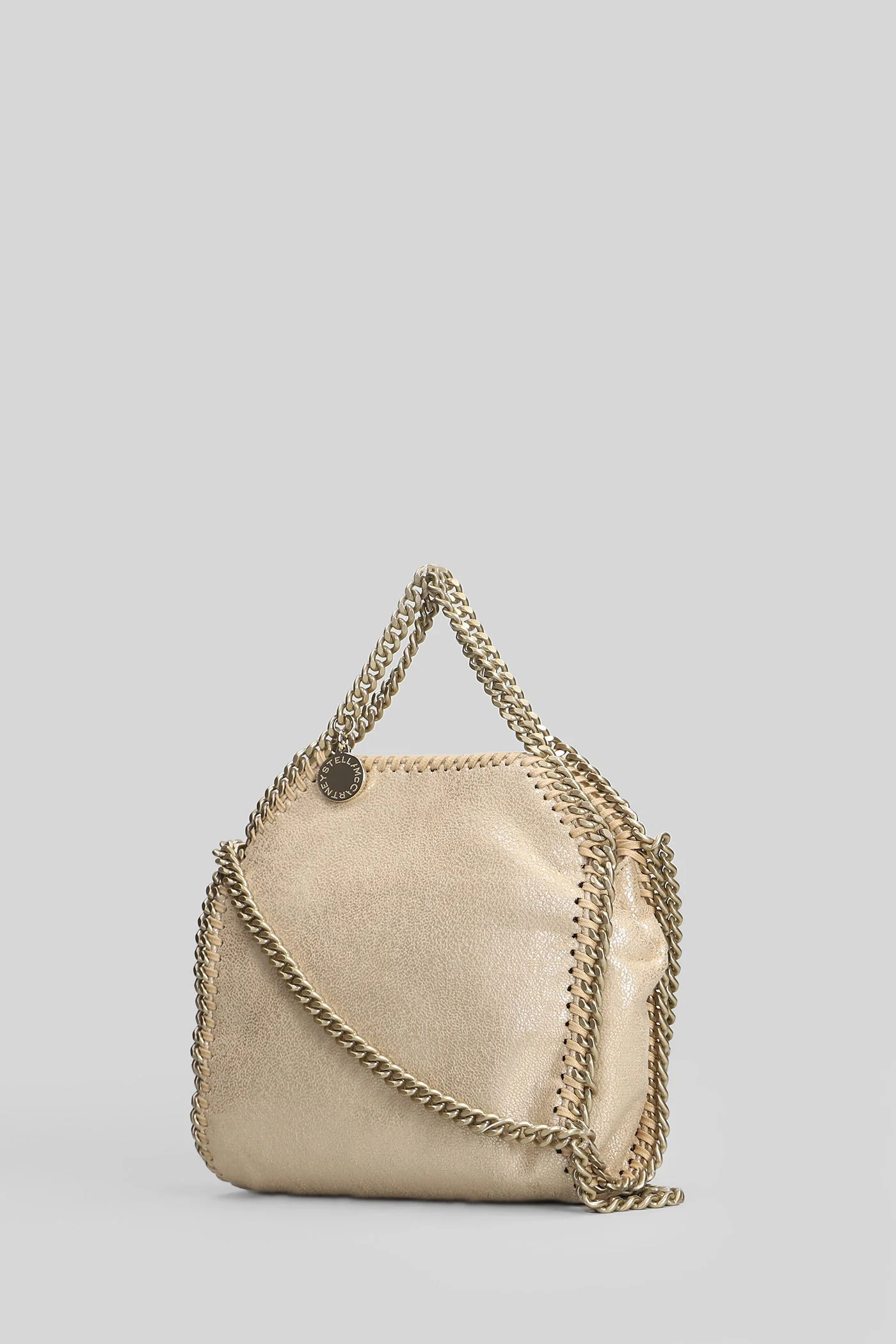 Falabella tiny Shoulder bag in gold polyester - Image 2
