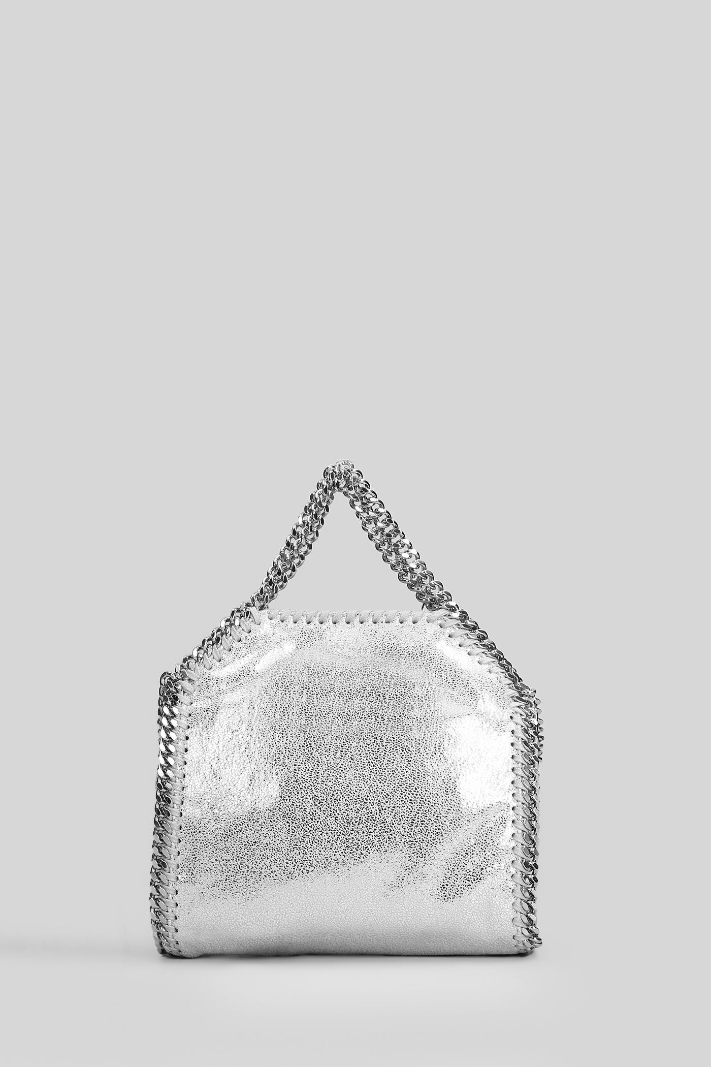 Falabella tiny Shoulder bag in silver polyester - Image 3