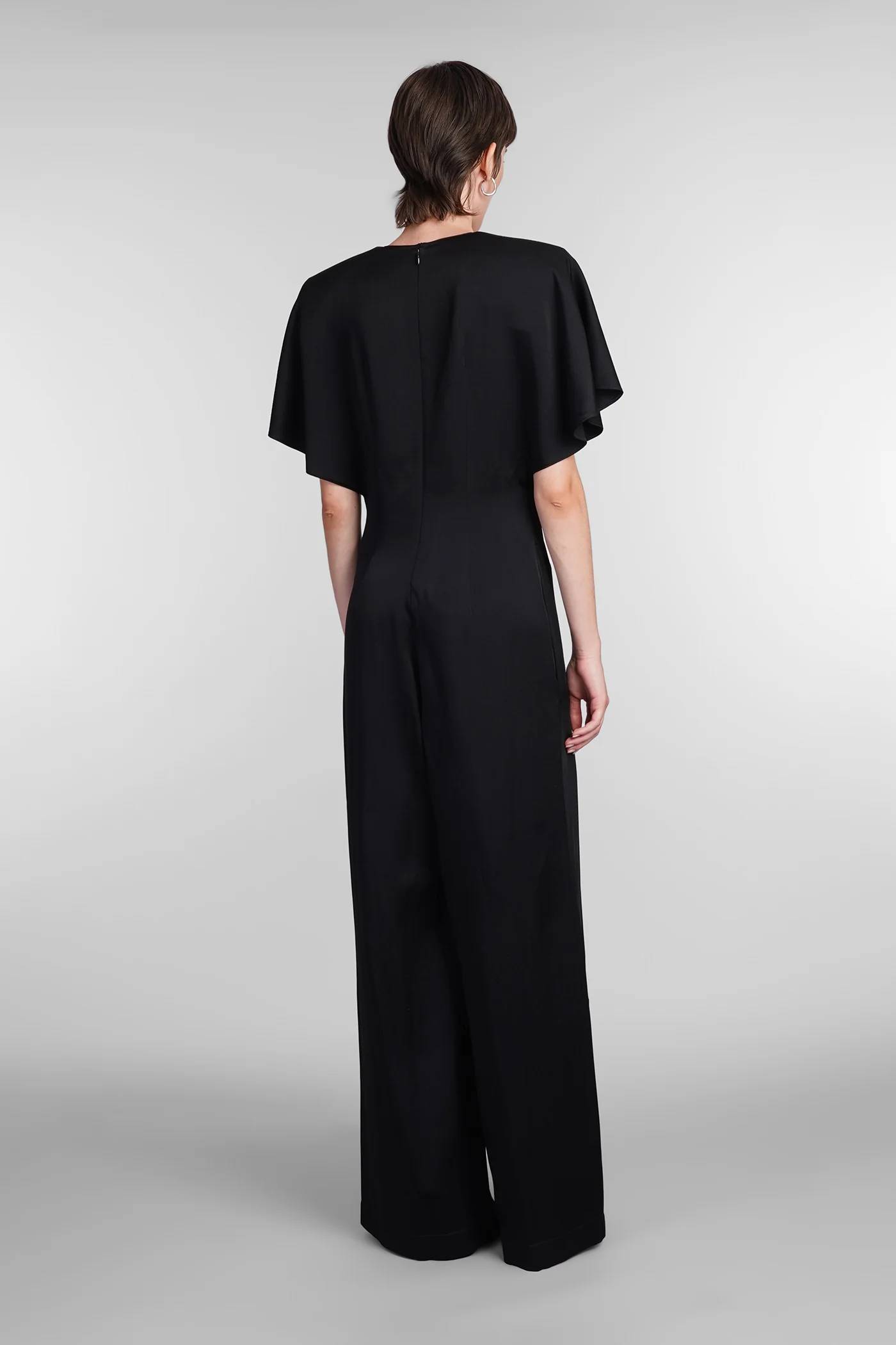 Jumpsuit in black viscose - Image 3