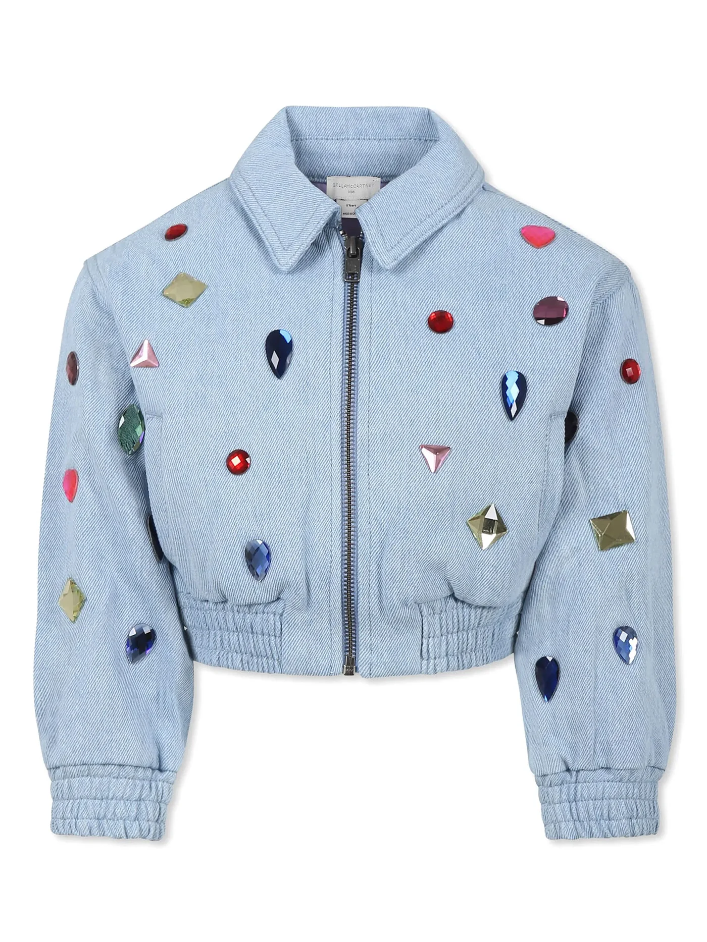 Bomber Jacket in blue cotton