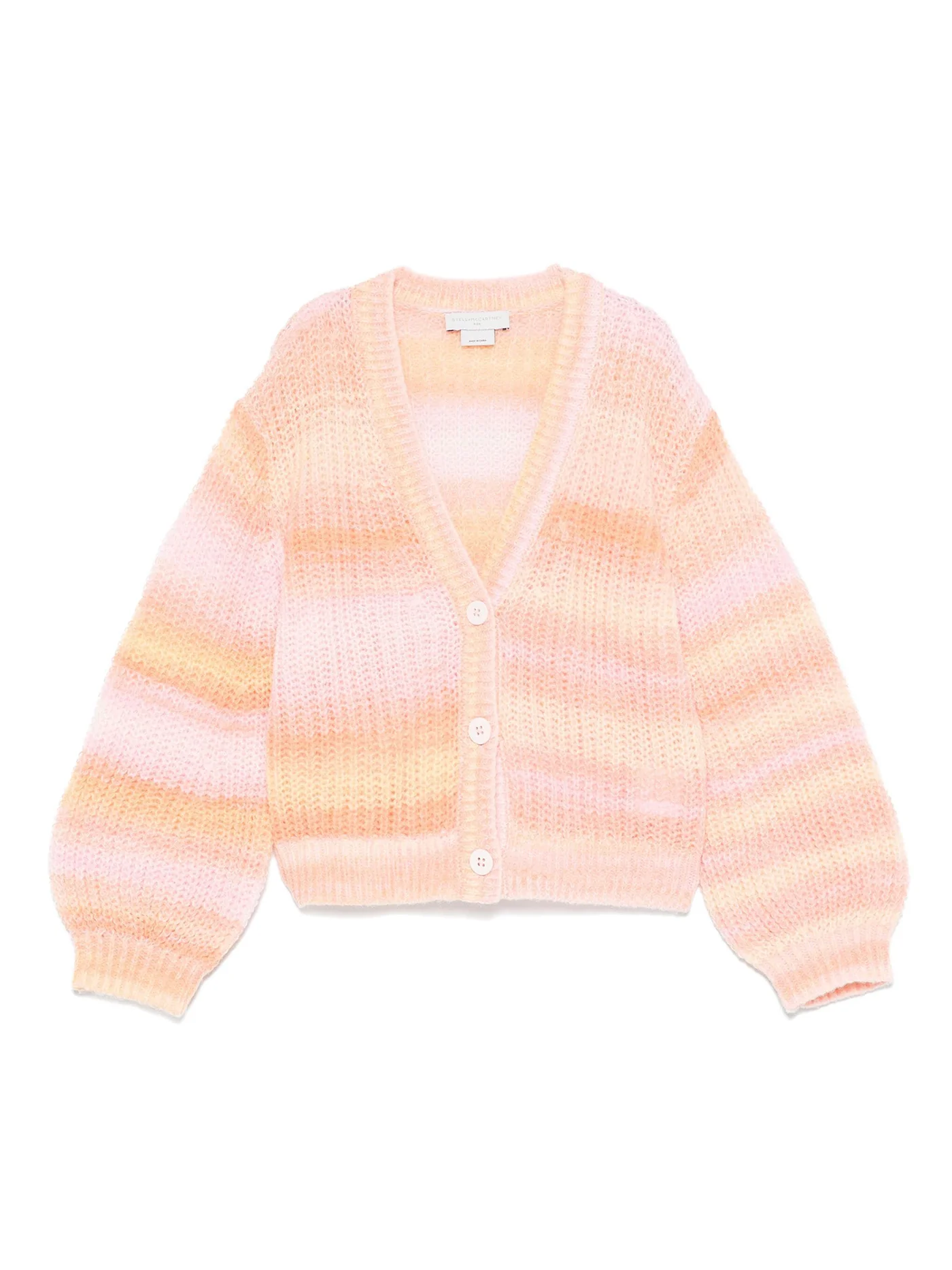 Cardigan in multicolor polyester