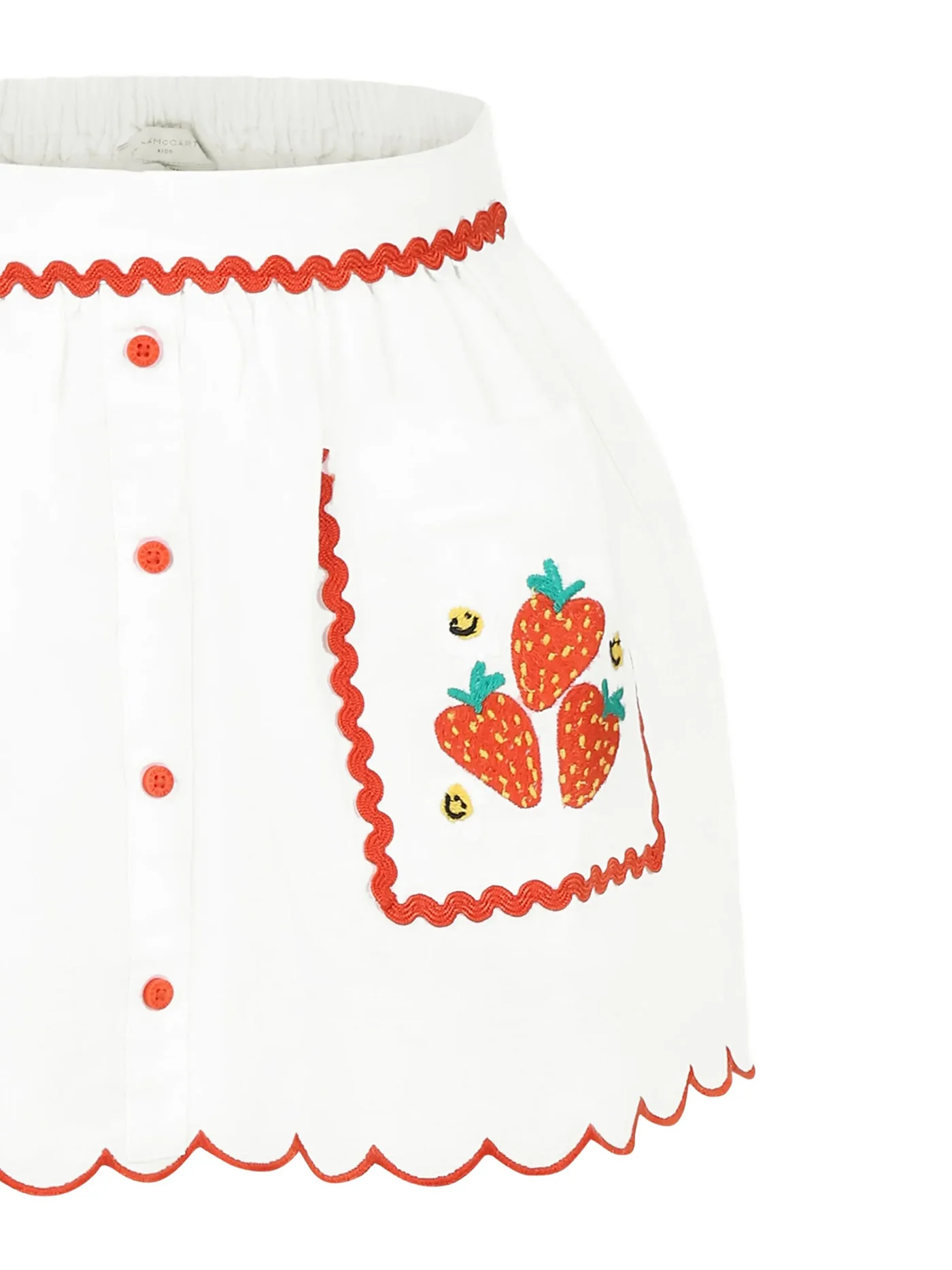 Skirt in white linen - Image 3