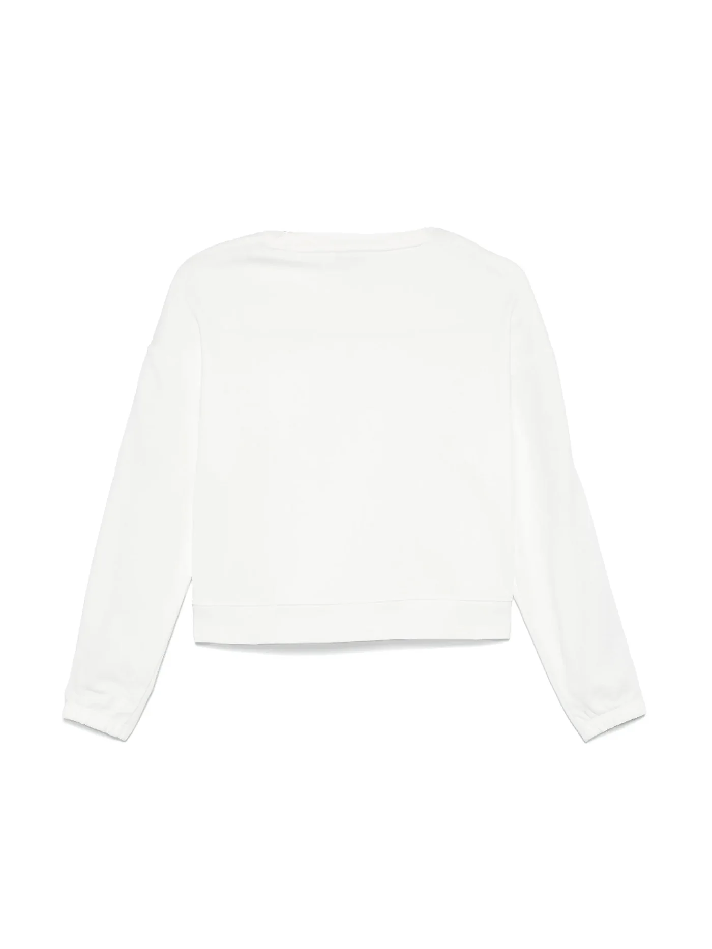 Sweatshirt in white cotton - Image 2
