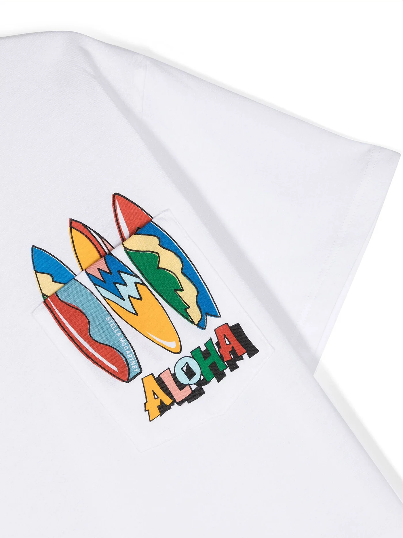 T-Shirt in white cotton - Image 3