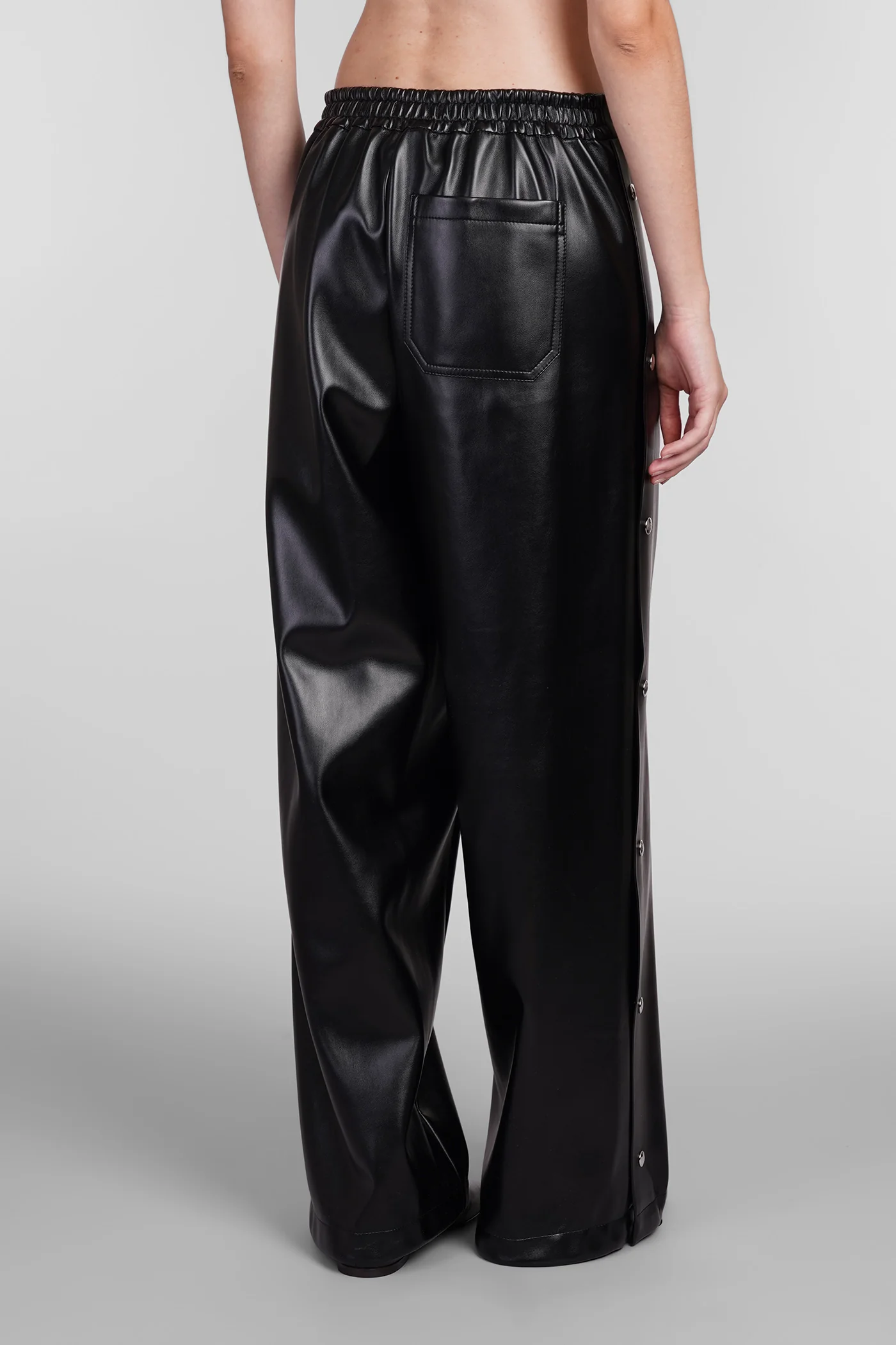 Pants in black polyester - Image 3