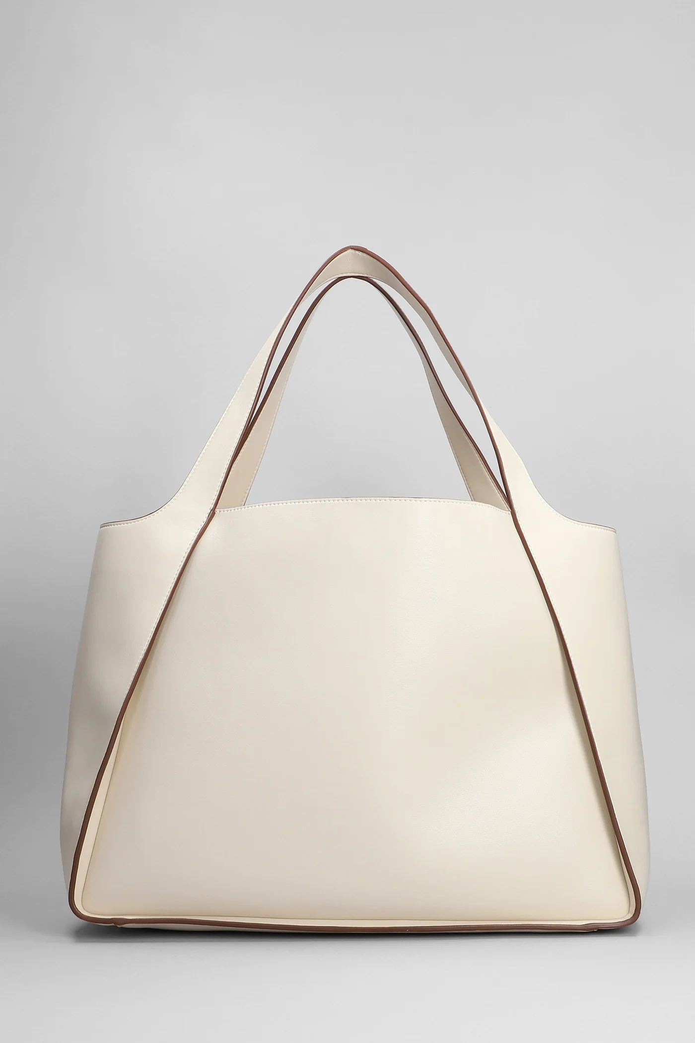 Tote in white faux leather - Image 3