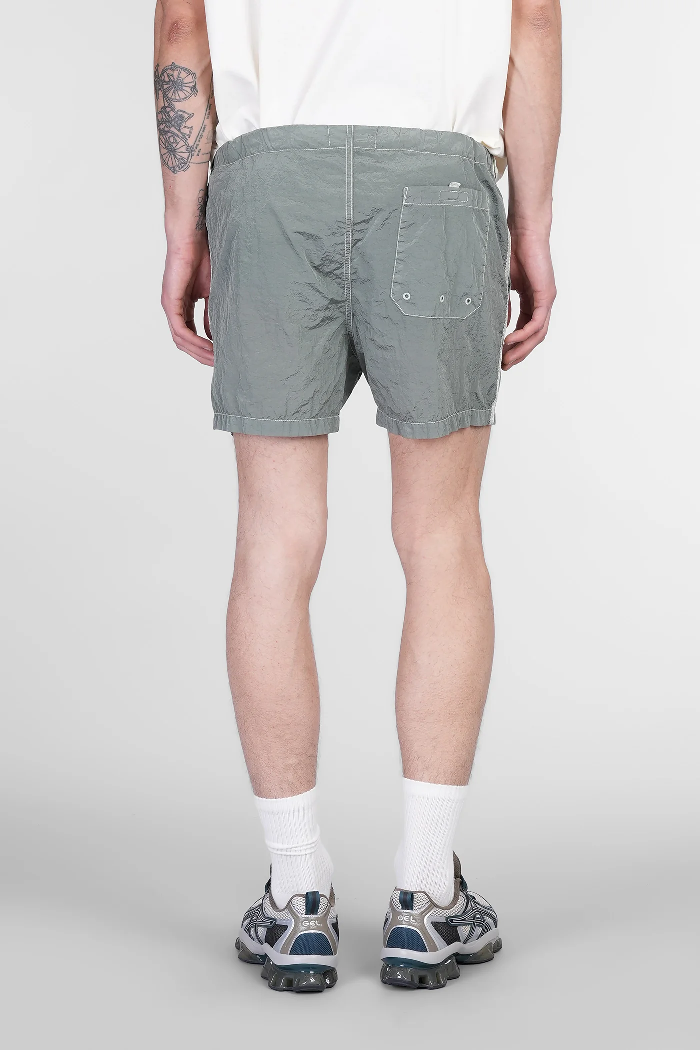 Beachwear in green polyamide - Image 3