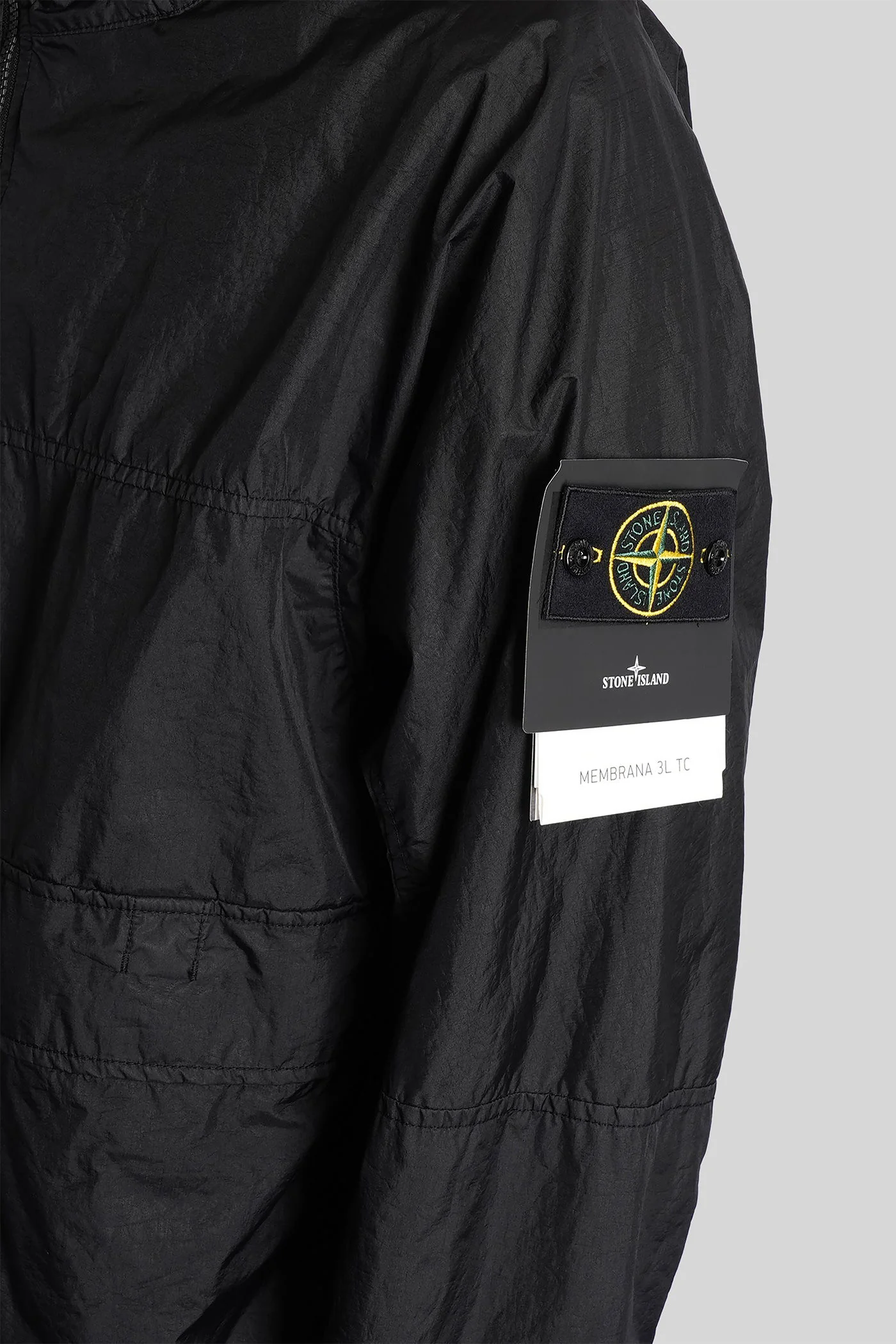 Casual jacket in black polyamide - Image 5