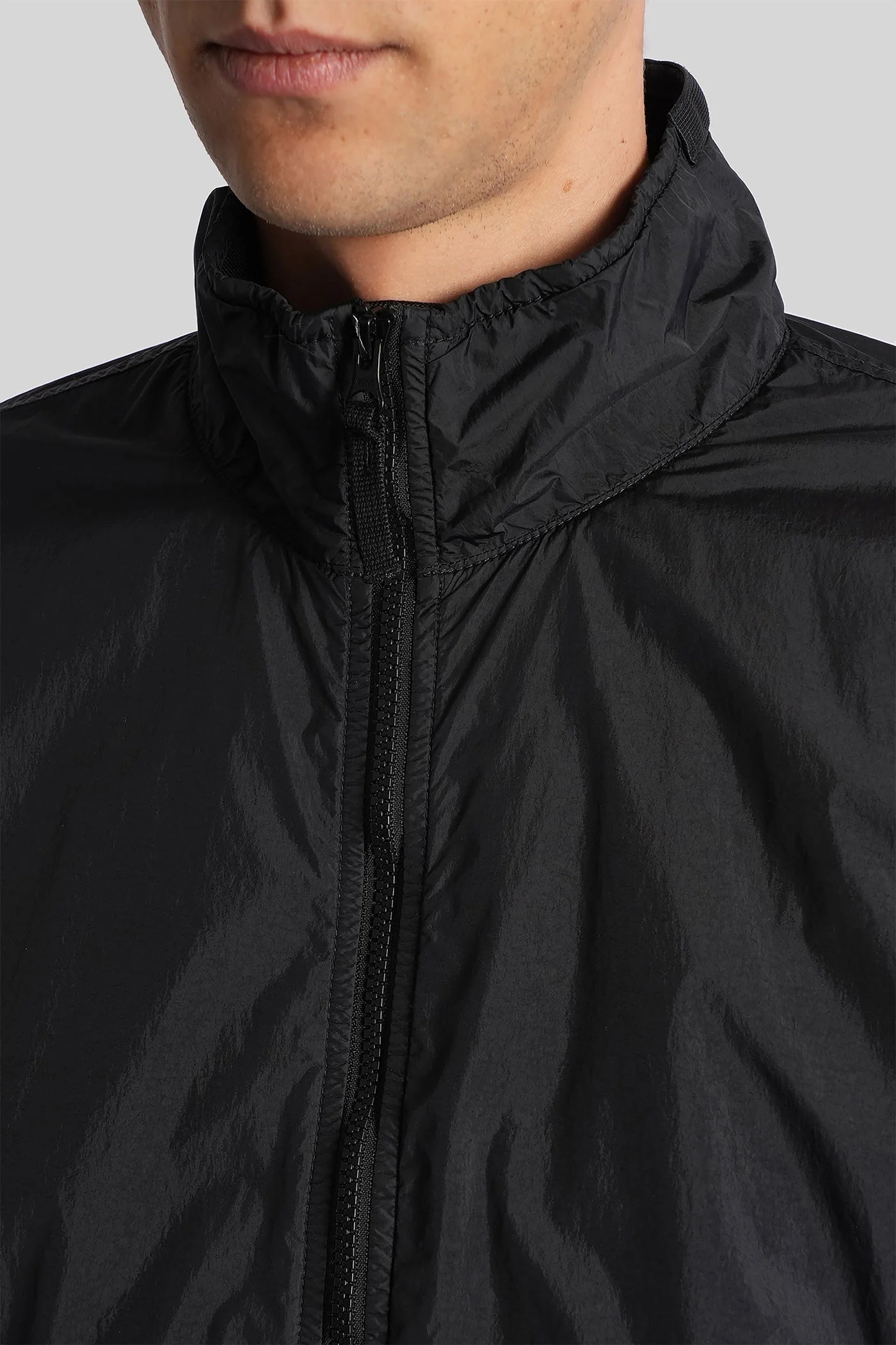 Casual jacket in black polyamide - Image 5