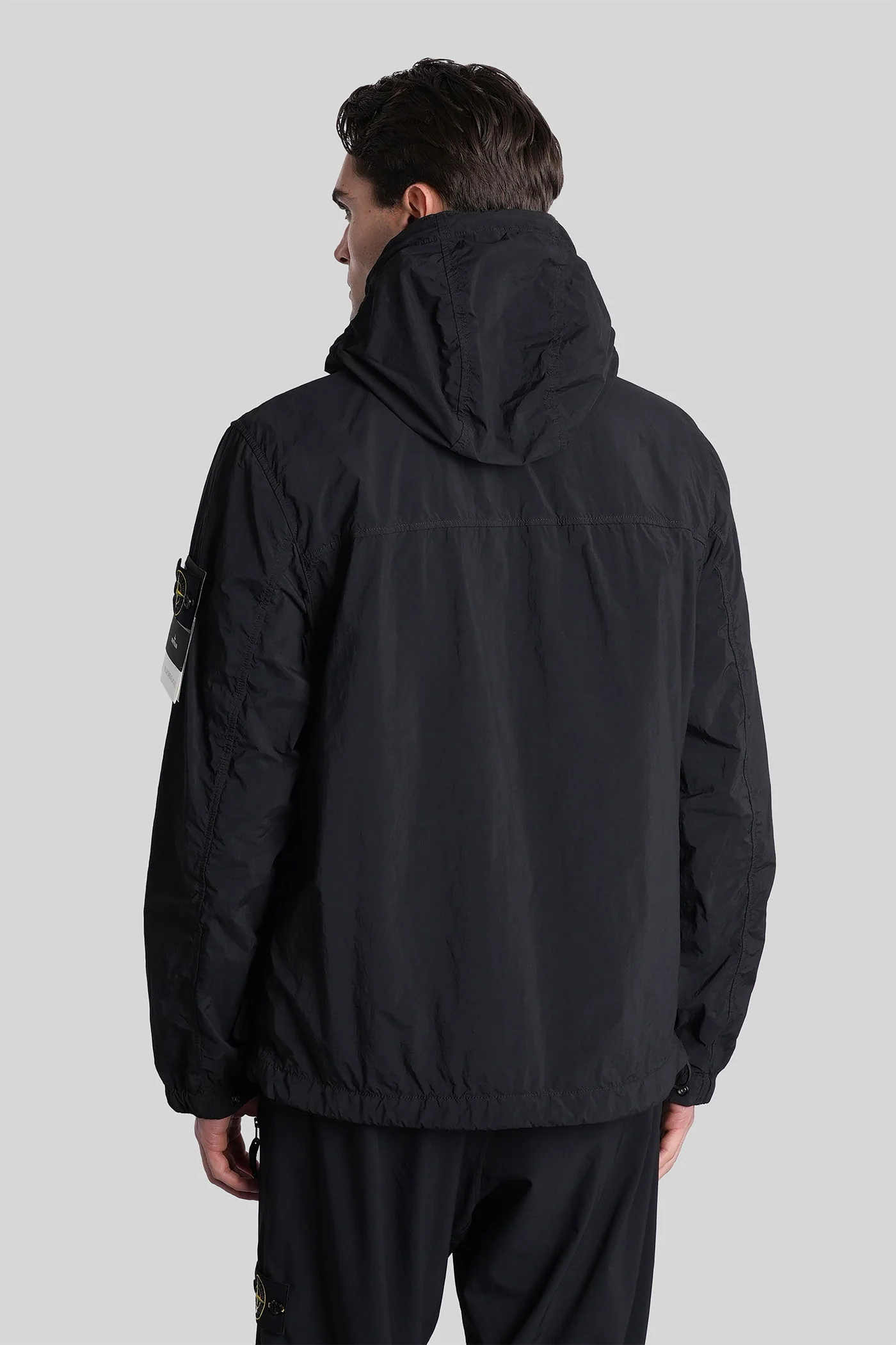 Casual jacket in black polyamide - Image 3