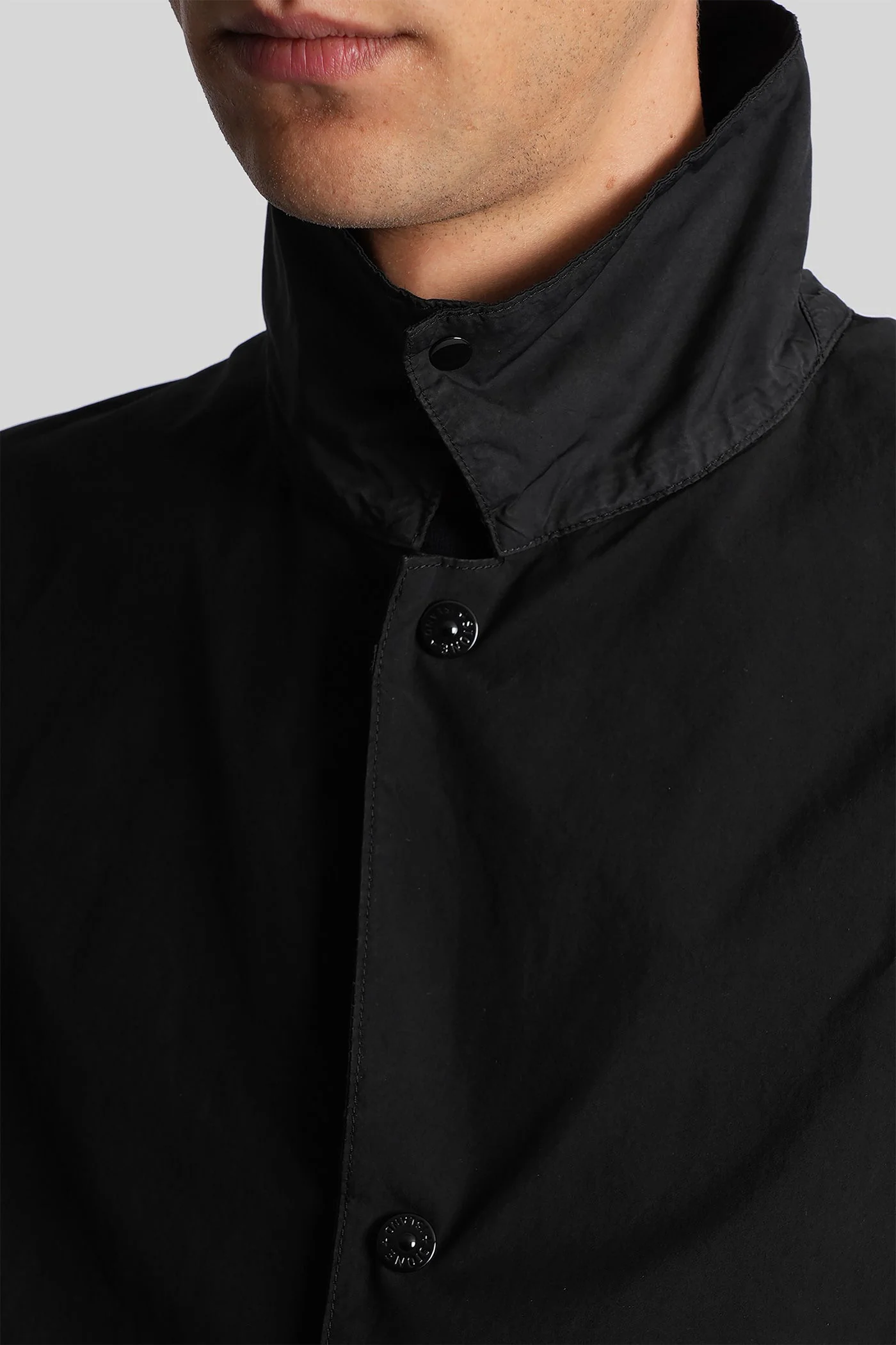 Casual jacket in black polyester - Image 5