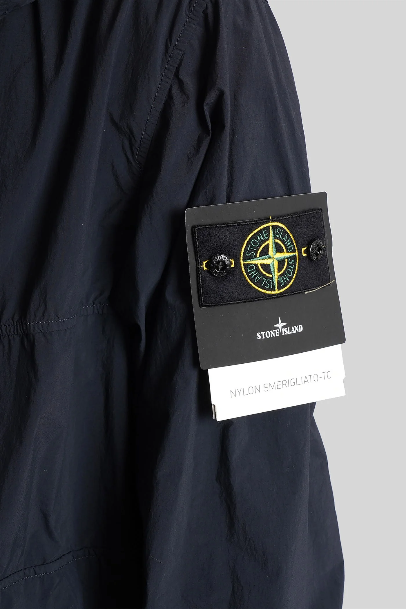 Casual jacket in blue polyamide - Image 5