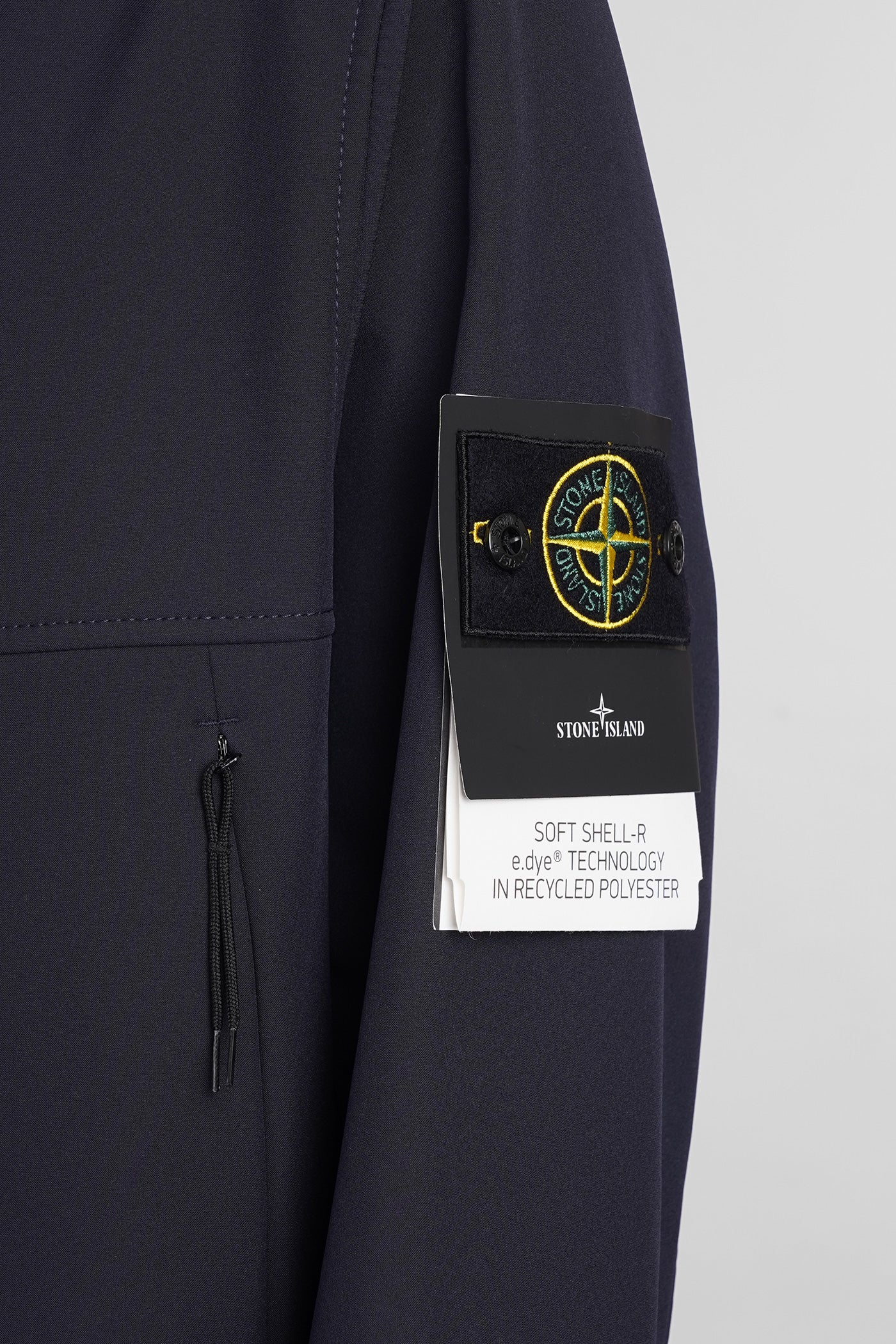 Casual jacket in blue polyester - Image 5