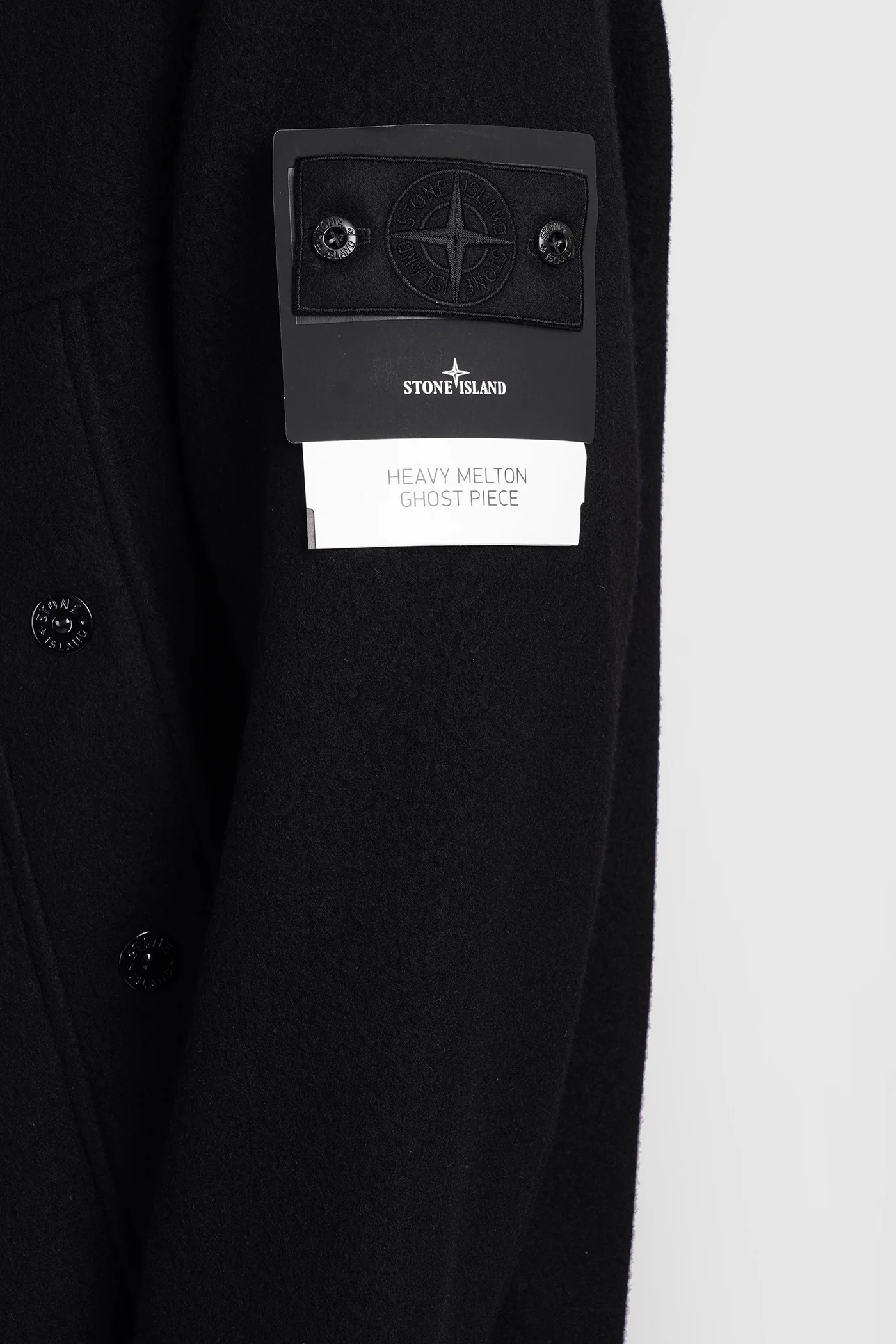 Coat in black wool - Image 5
