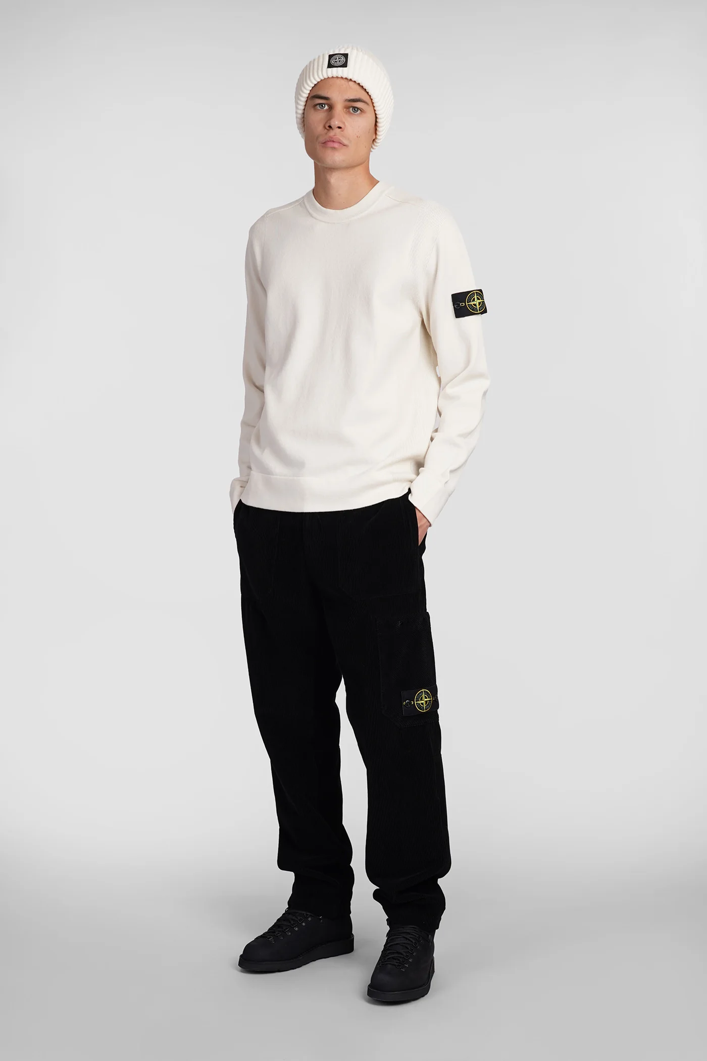 Knitwear in beige wool - Image 2