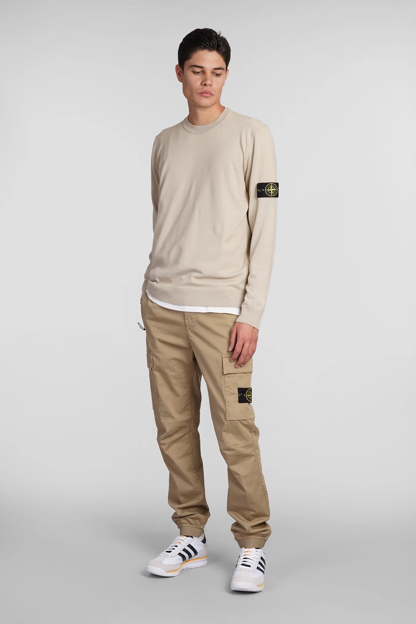 Knitwear in beige wool - Image 2