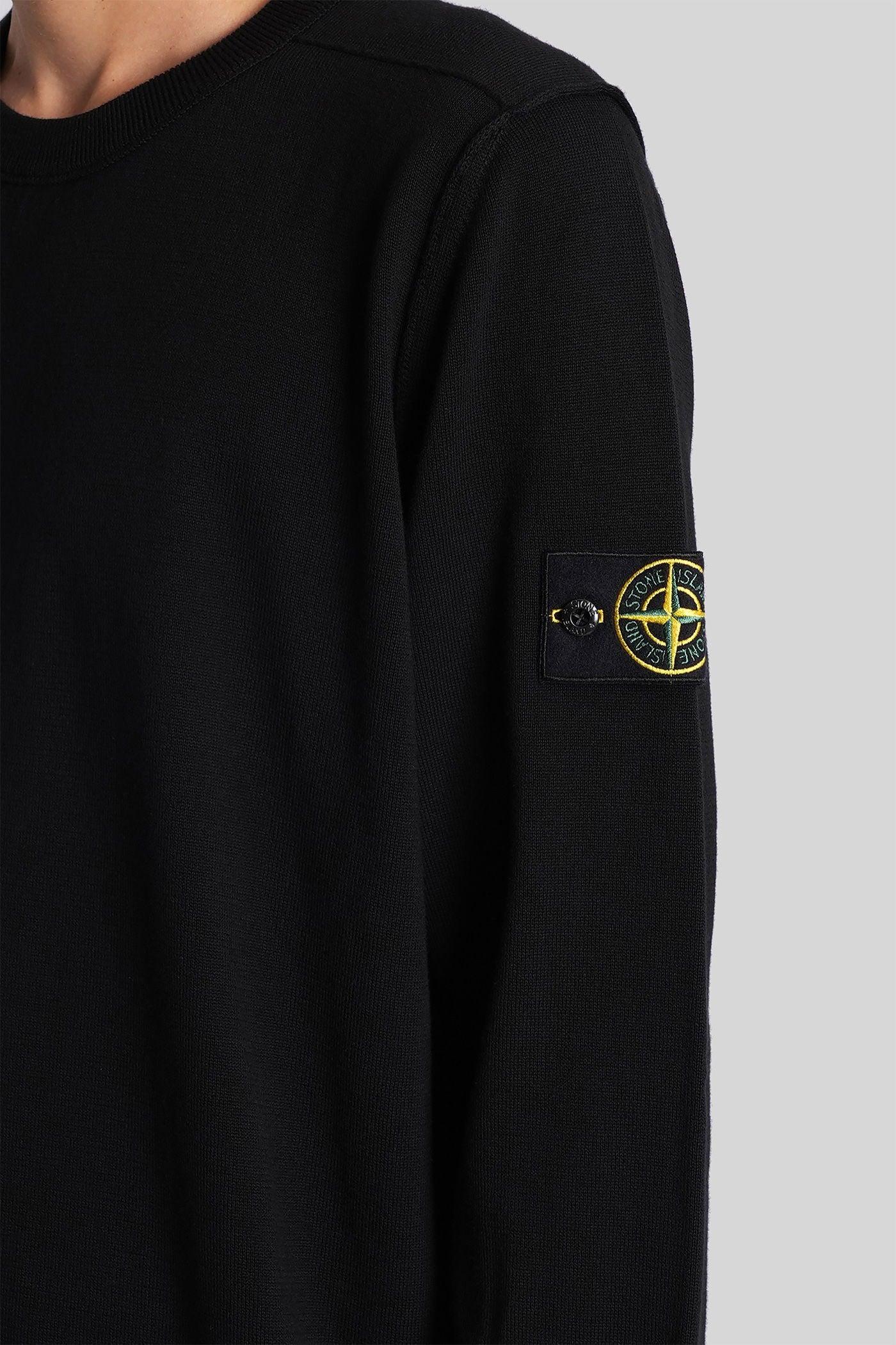 Knitwear in black cotton - Image 5