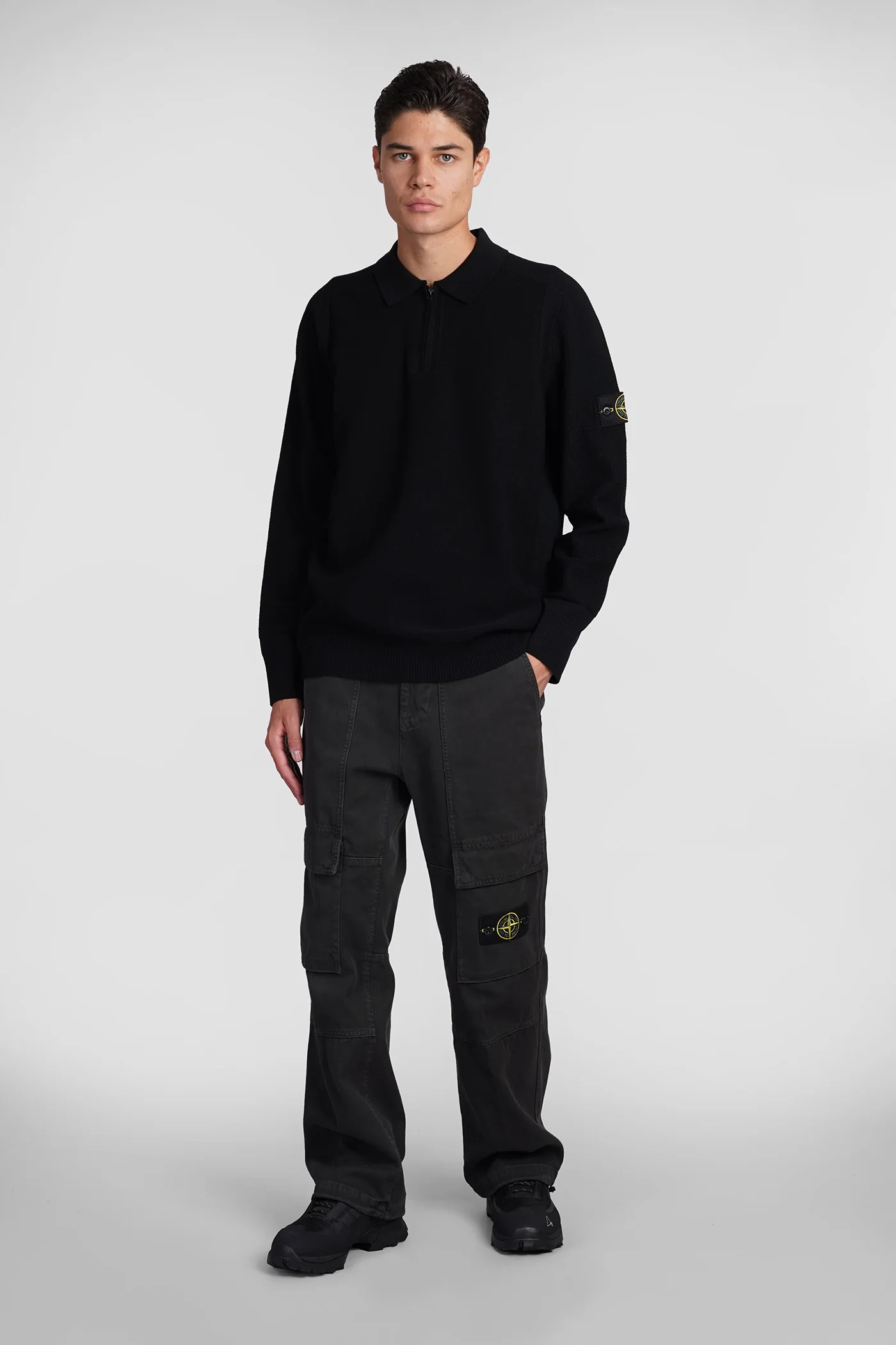 Knitwear in black wool - Image 2