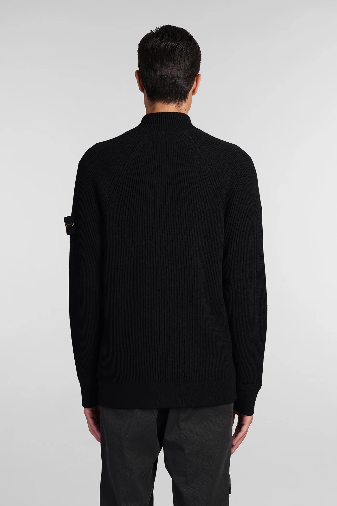 Knitwear in black wool - Image 3