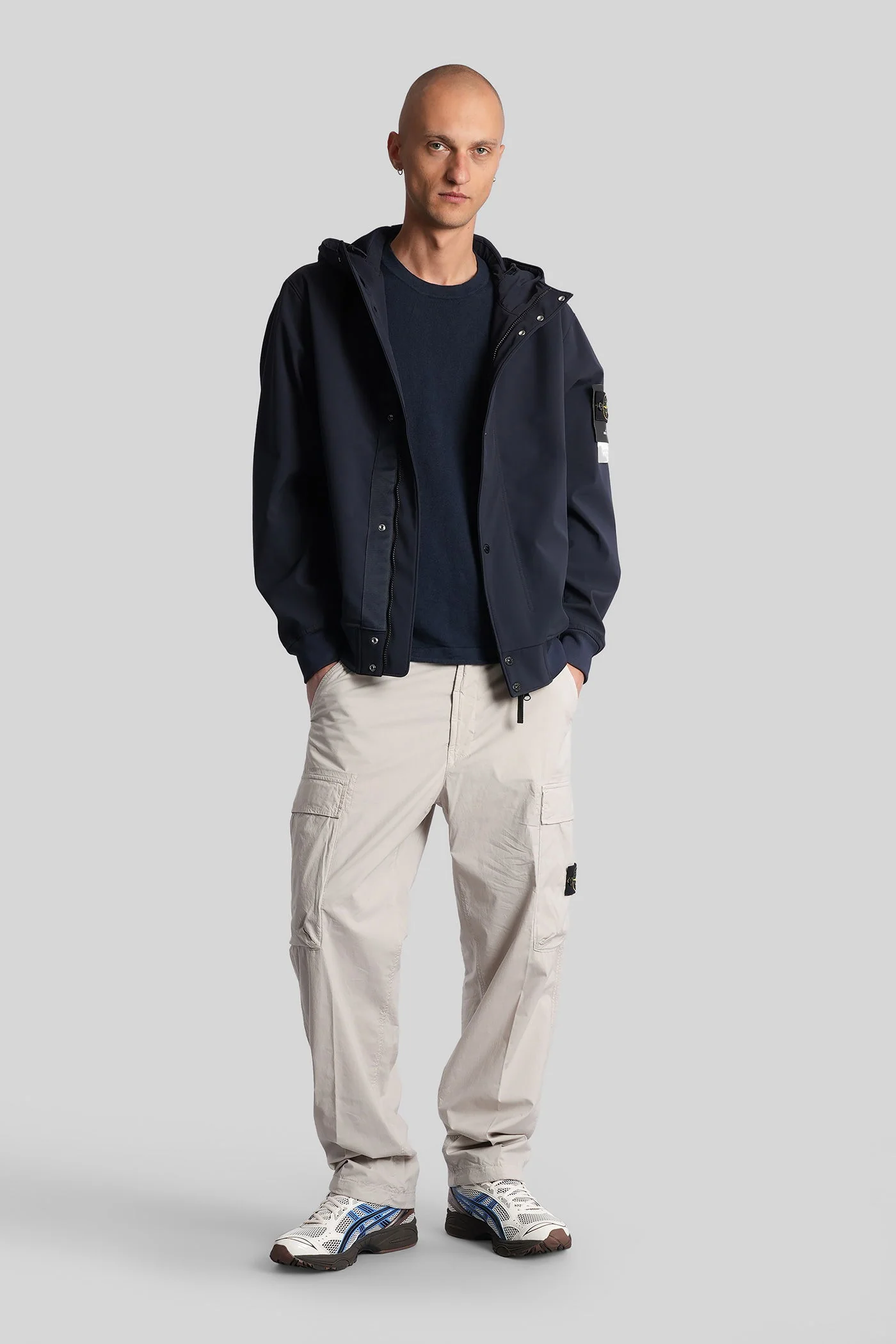 Knitwear in blue cotton - Image 2