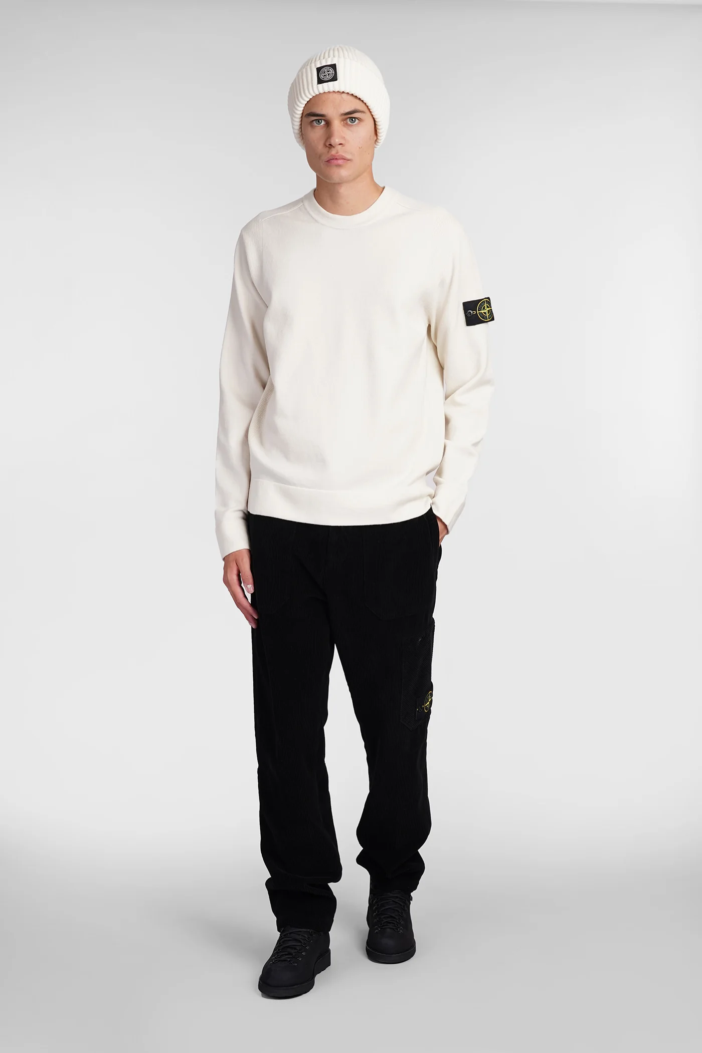 Pants in black cotton - Image 2