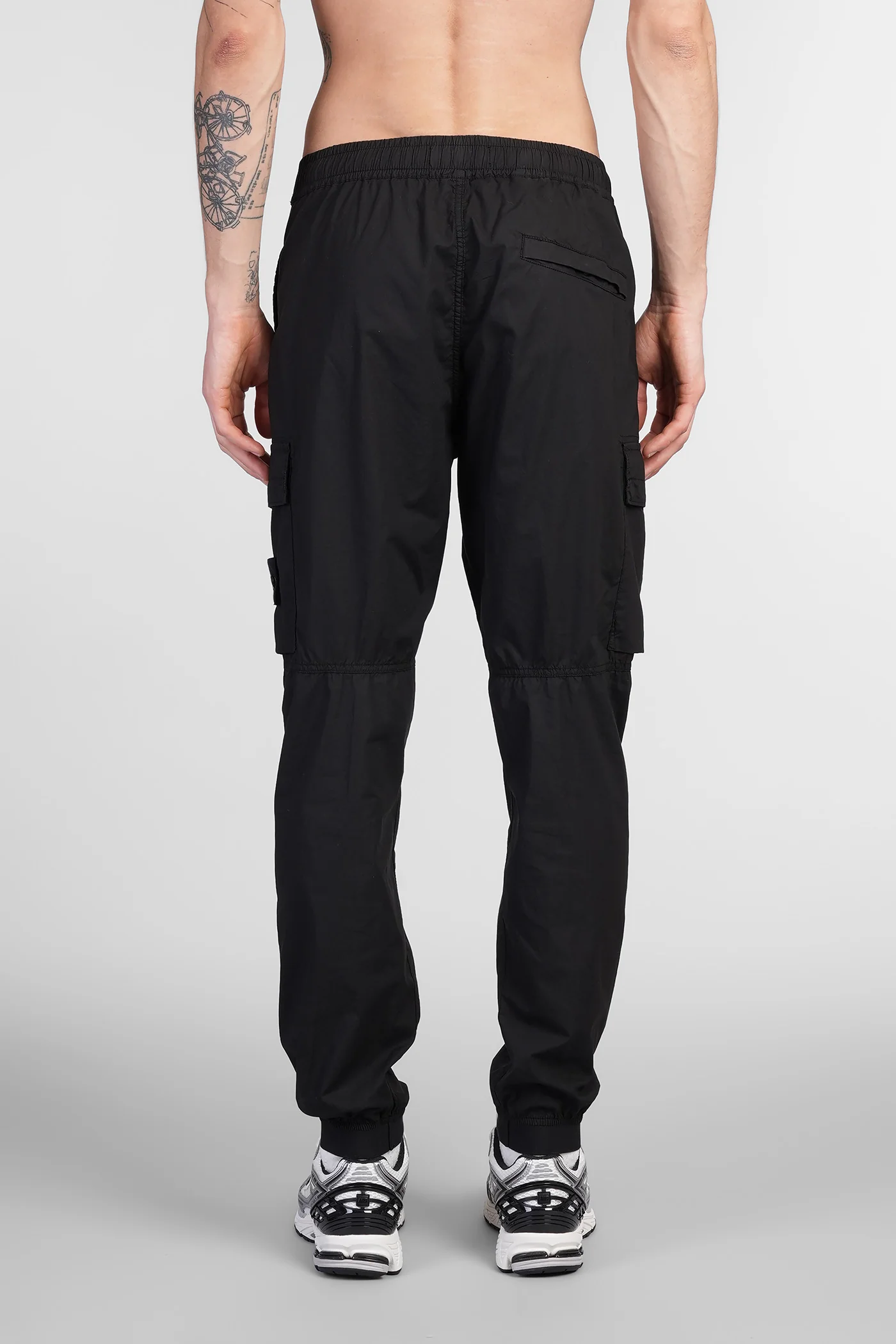 Pants in black cotton - Image 3