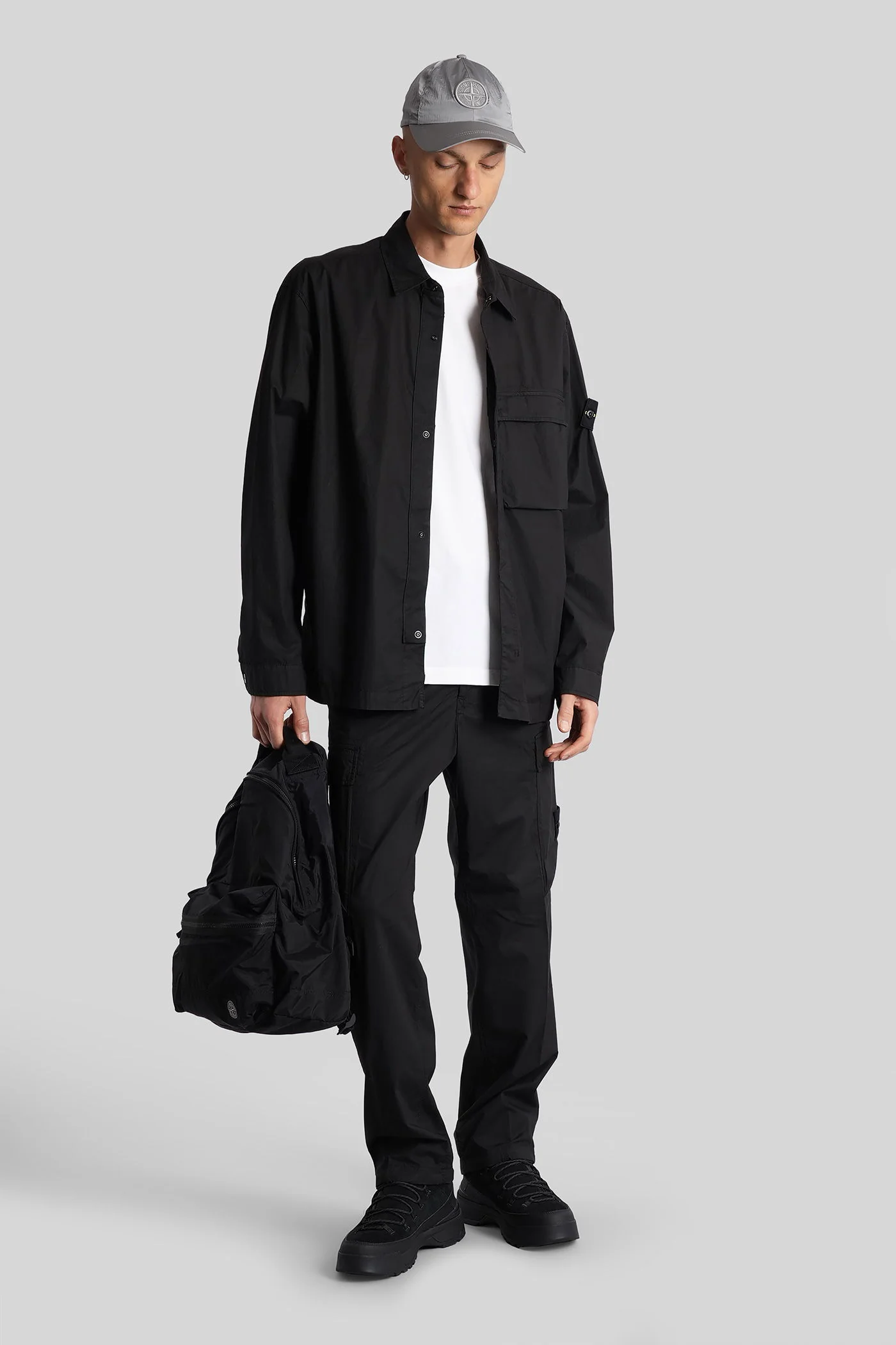 Pants in black cotton - Image 2