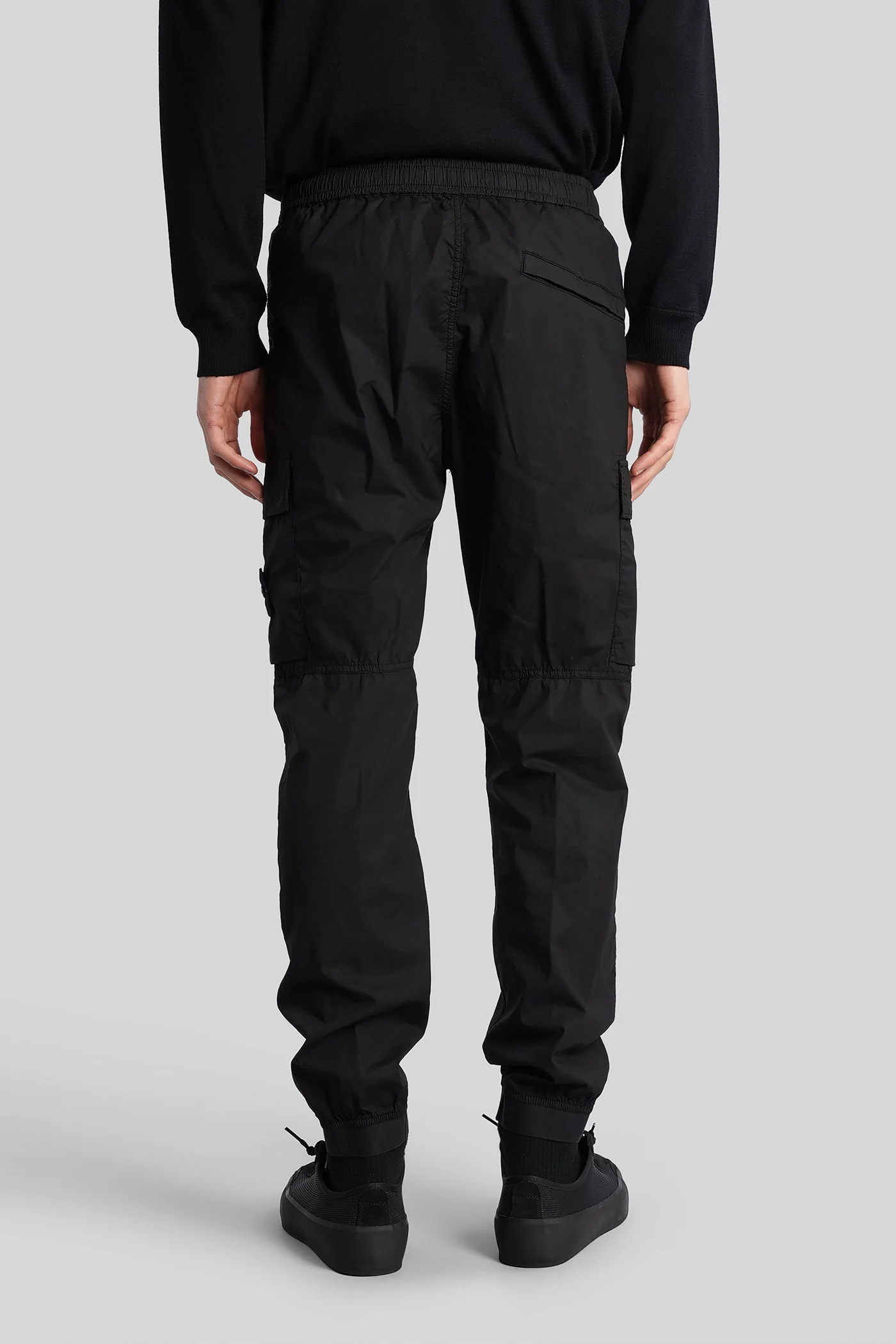 Pants in black cotton - Image 3