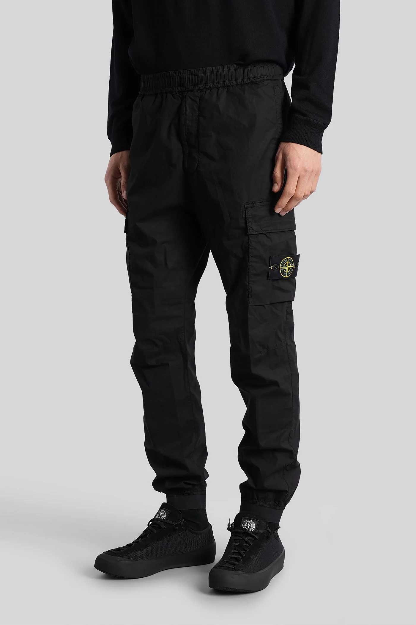 Pants in black cotton - Image 4