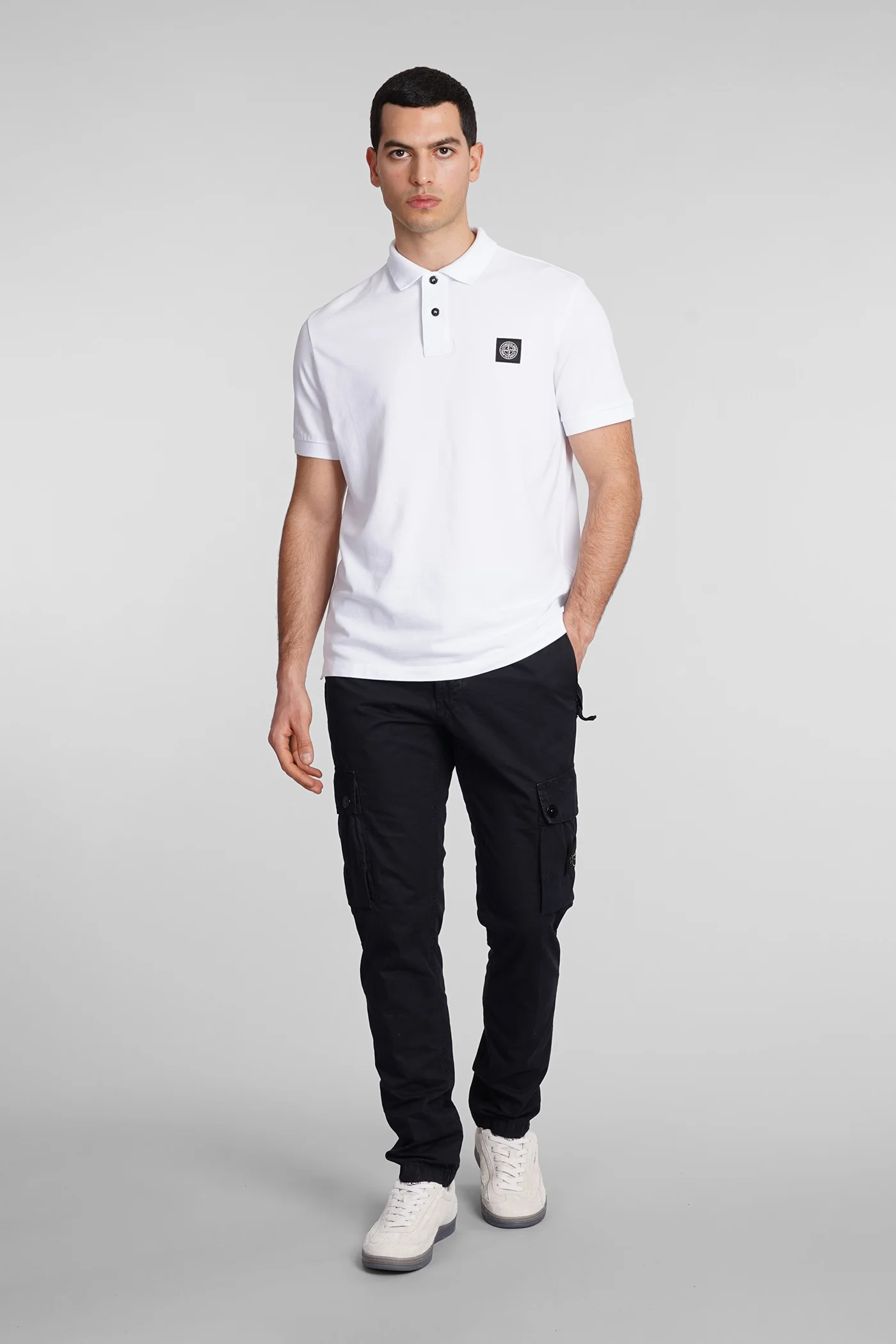 Pants in blue cotton - Image 2