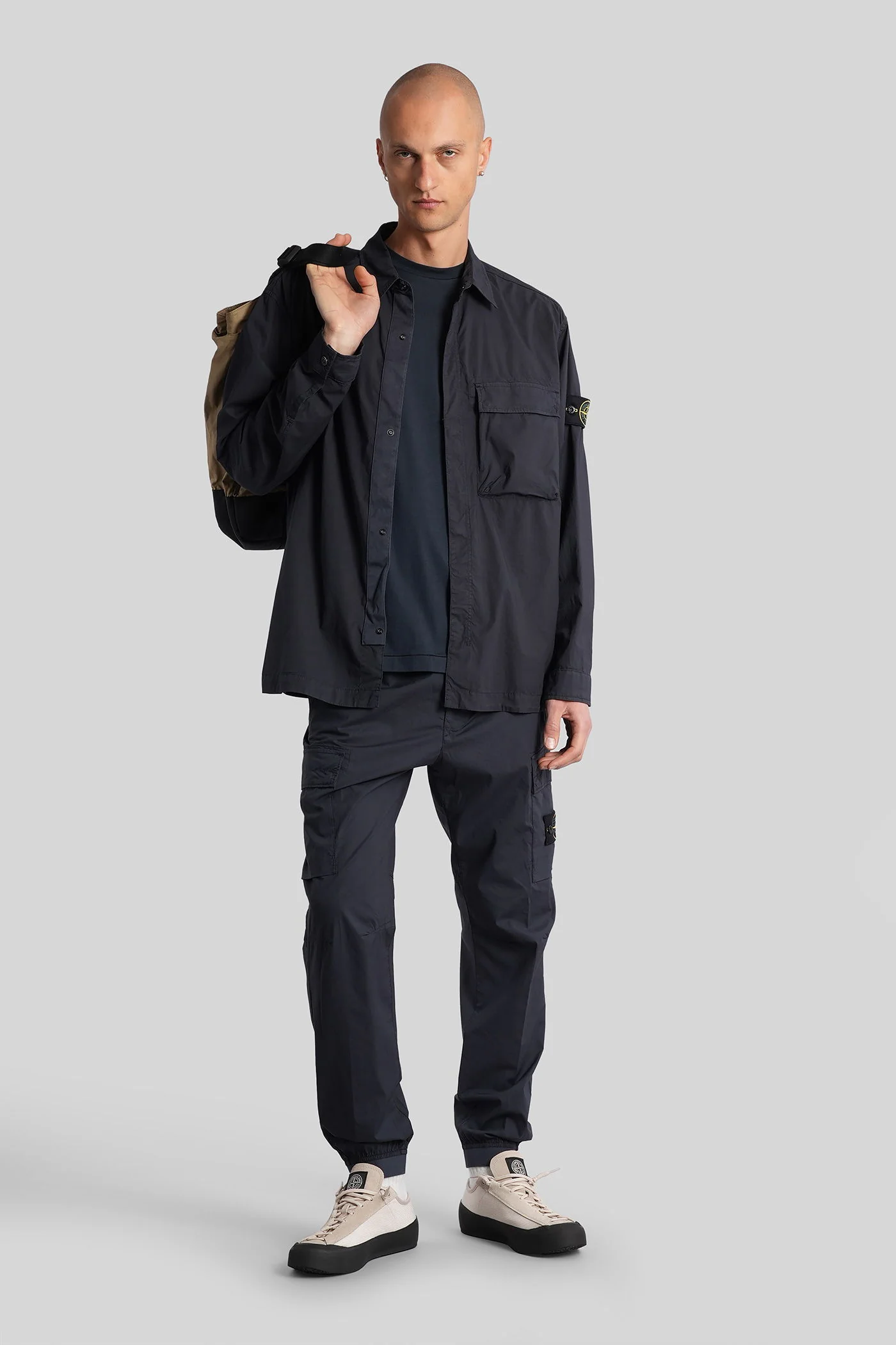 Pants in blue cotton - Image 2