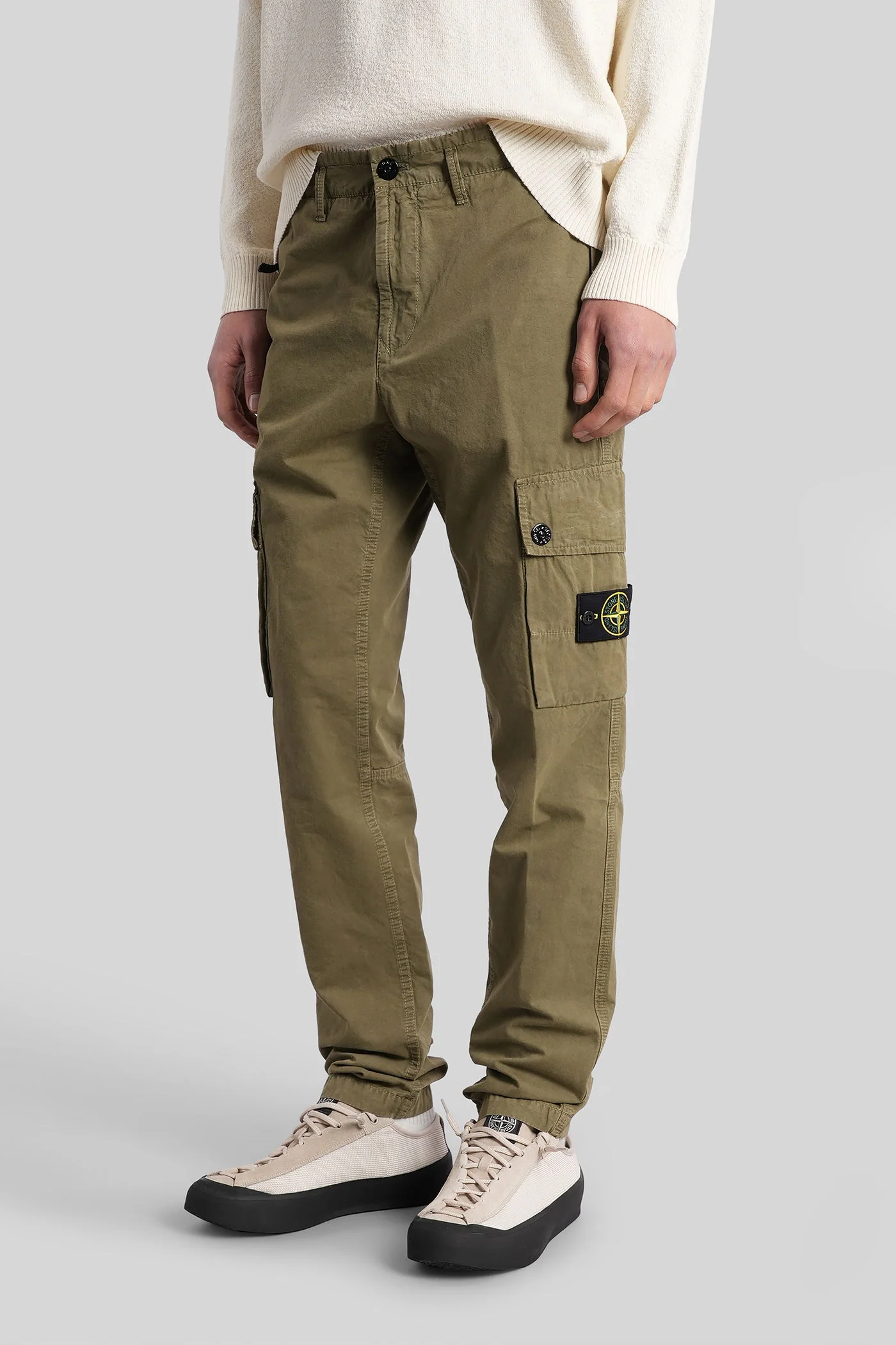 Pants in green cotton - Image 4