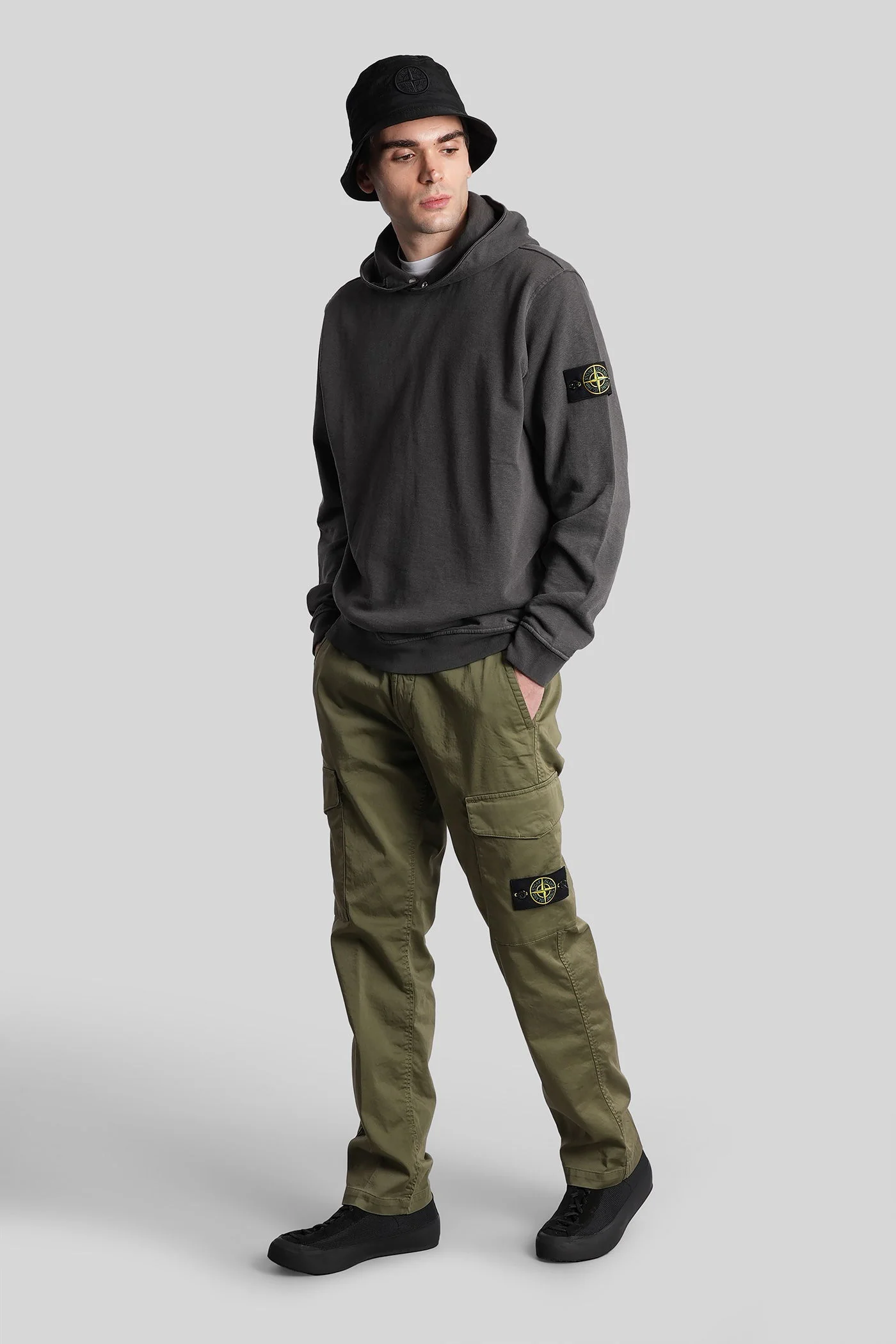 Pants in green cotton - Image 2