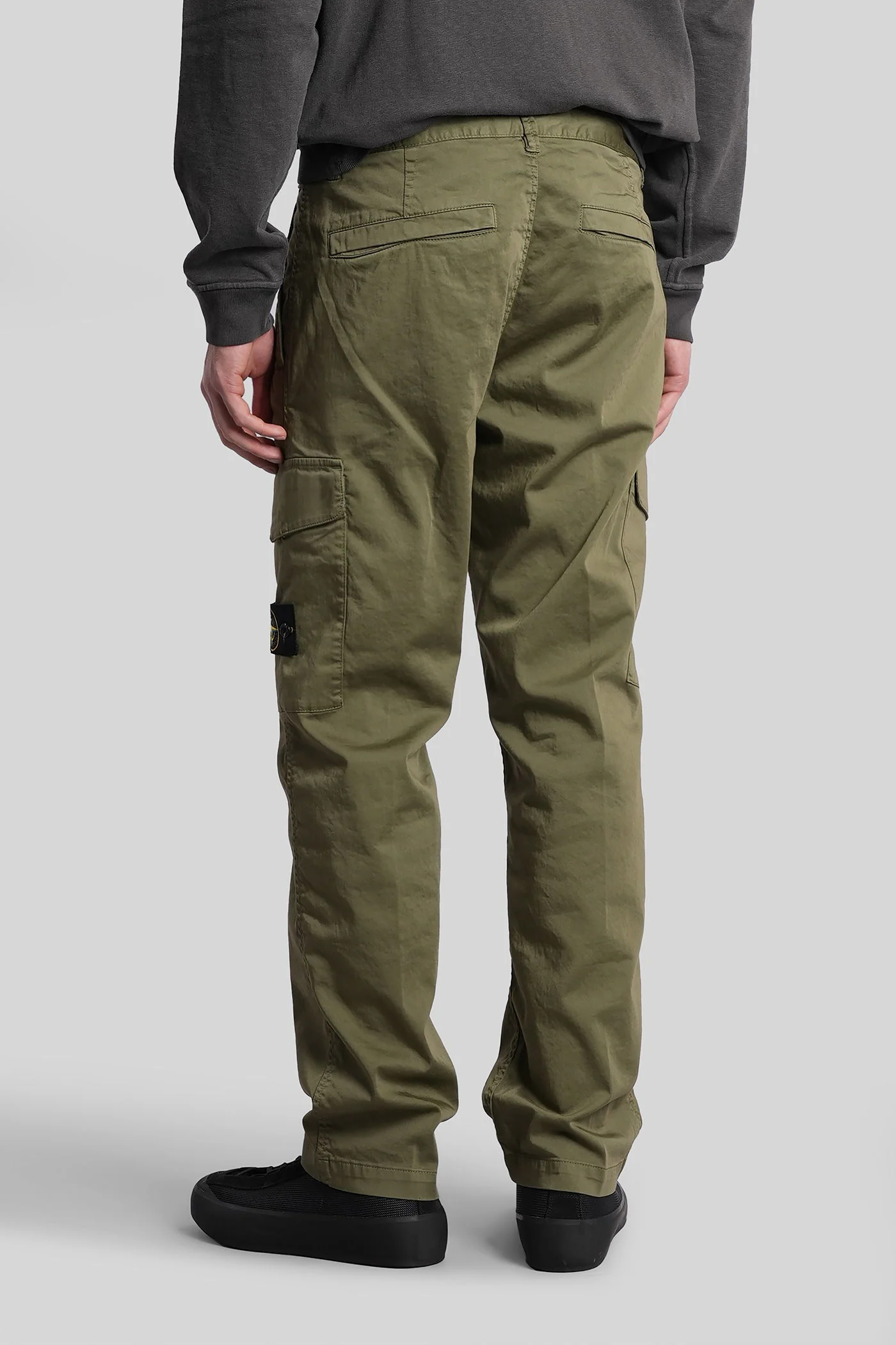 Pants in green cotton - Image 3