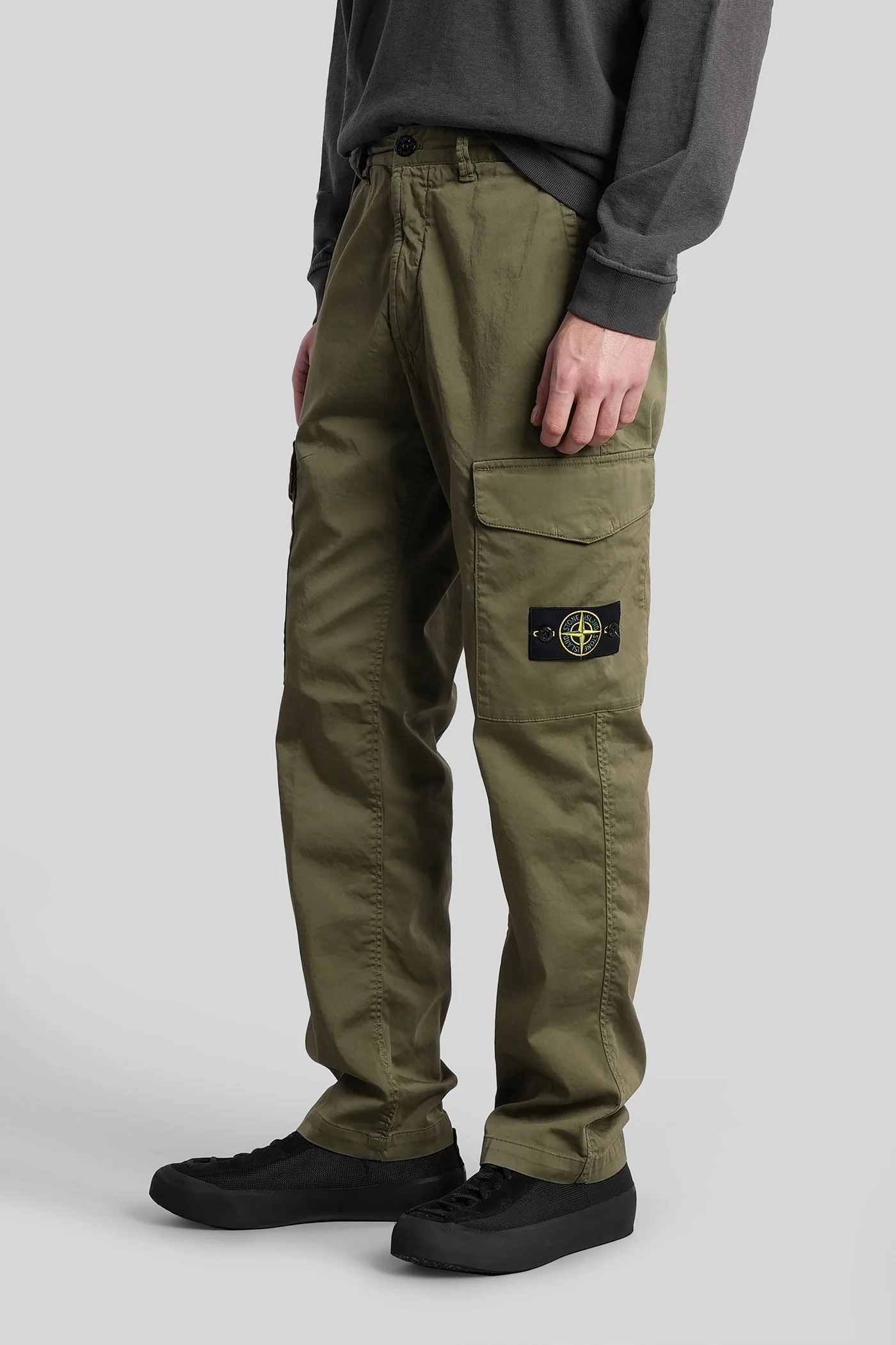 Pants in green cotton - Image 4
