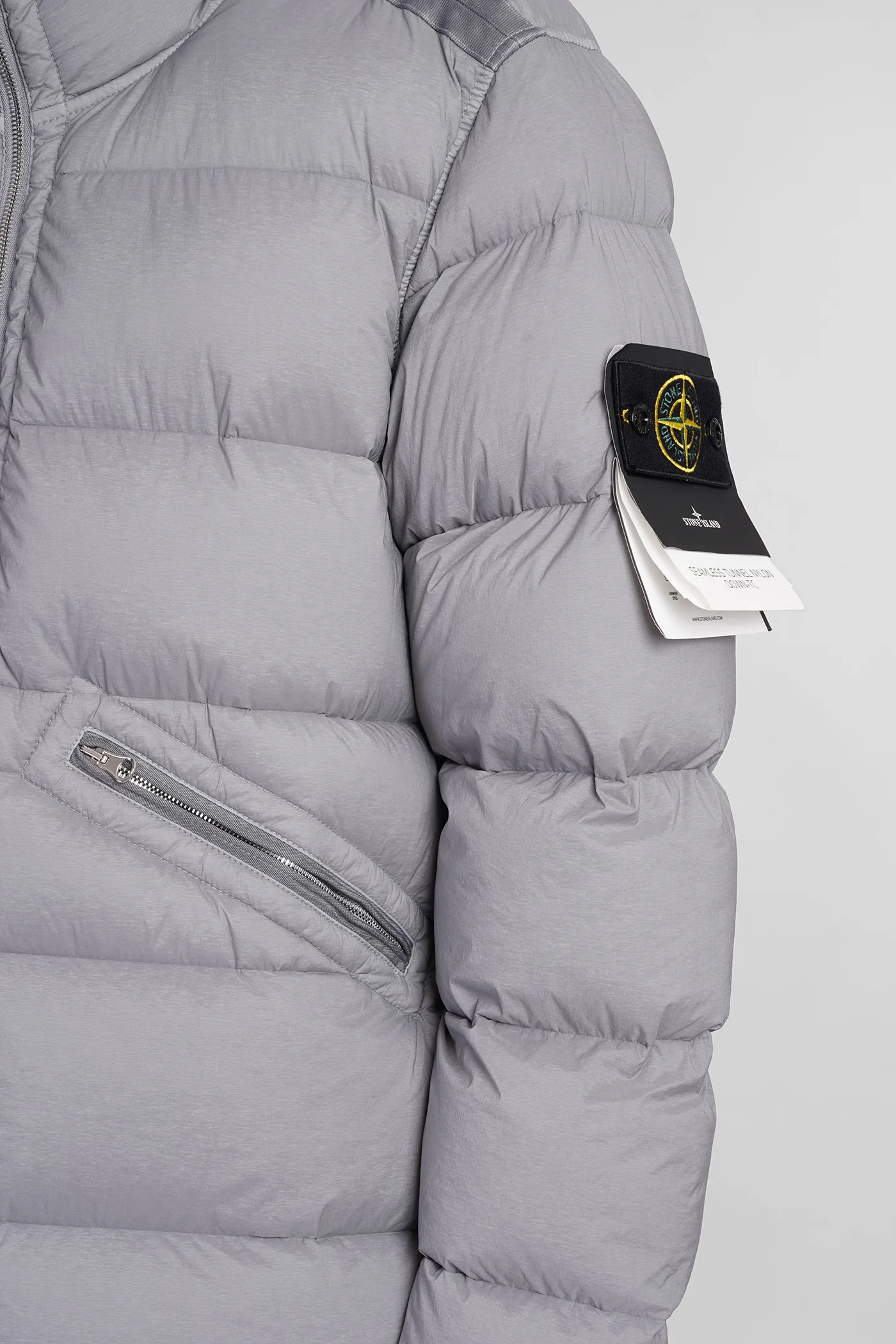 puffer in grey polyamide - Image 4