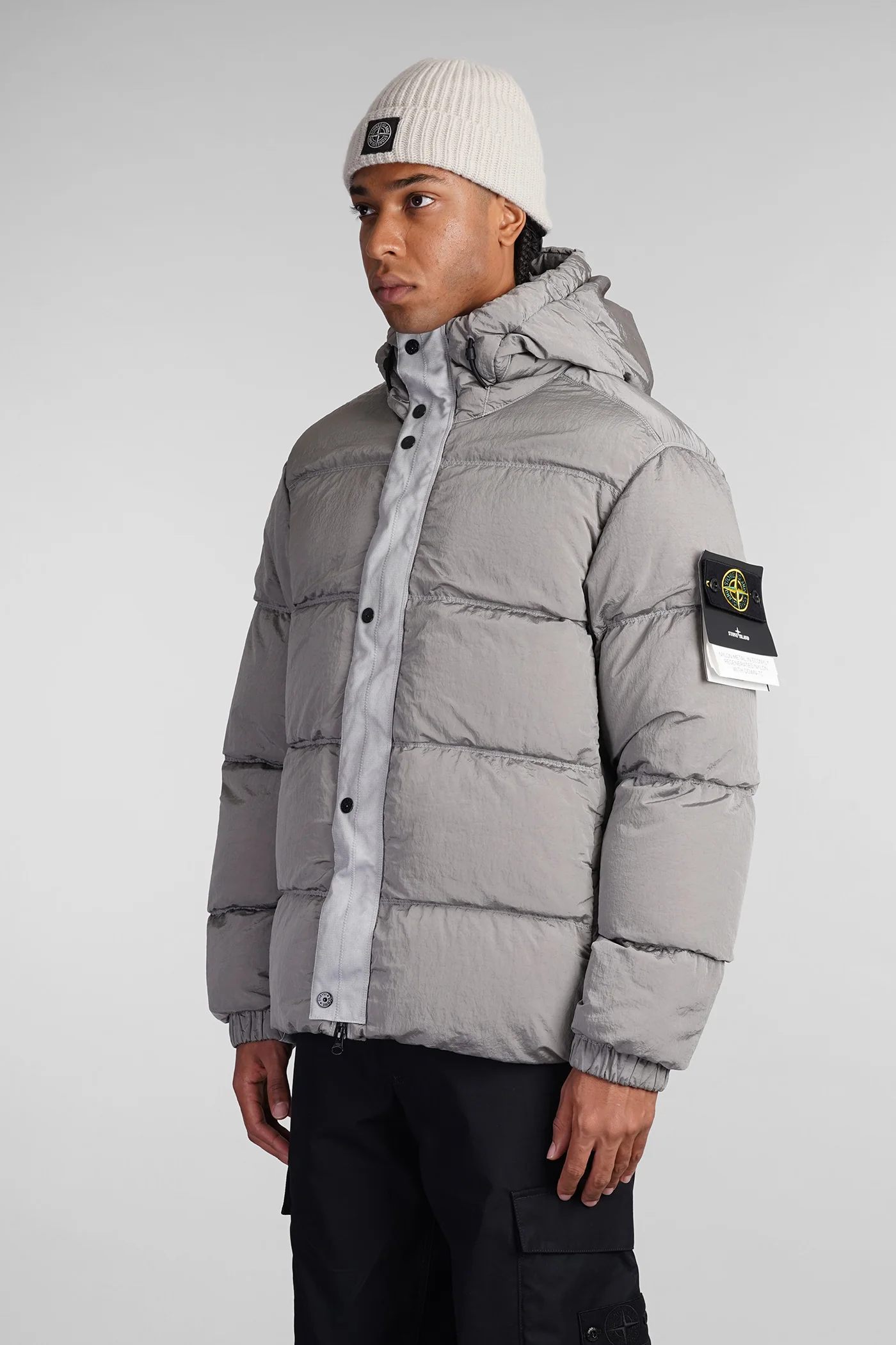 puffer in grey polyamide - Image 4